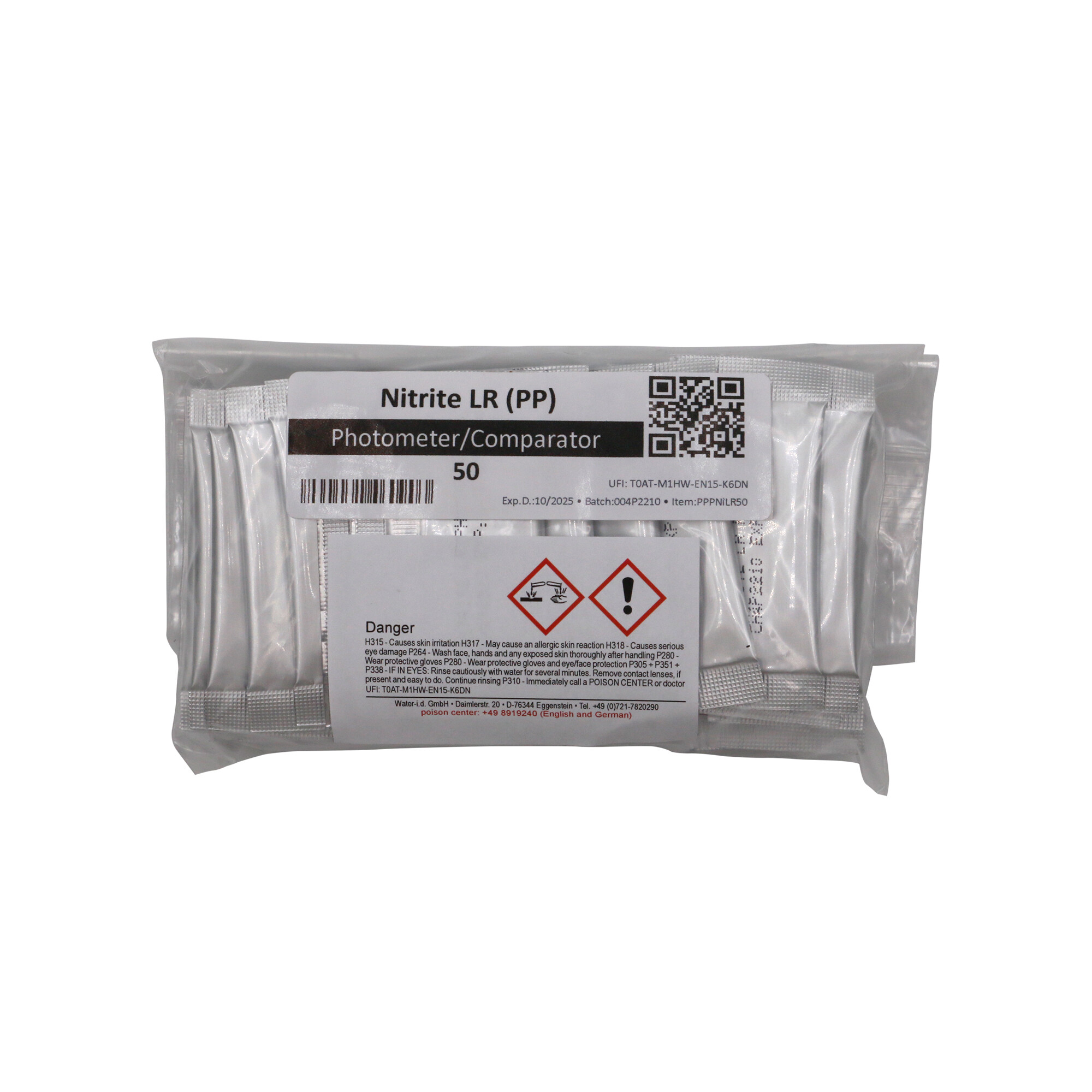 50 sachets poudre Nitrite LR pour Poollab 2.0