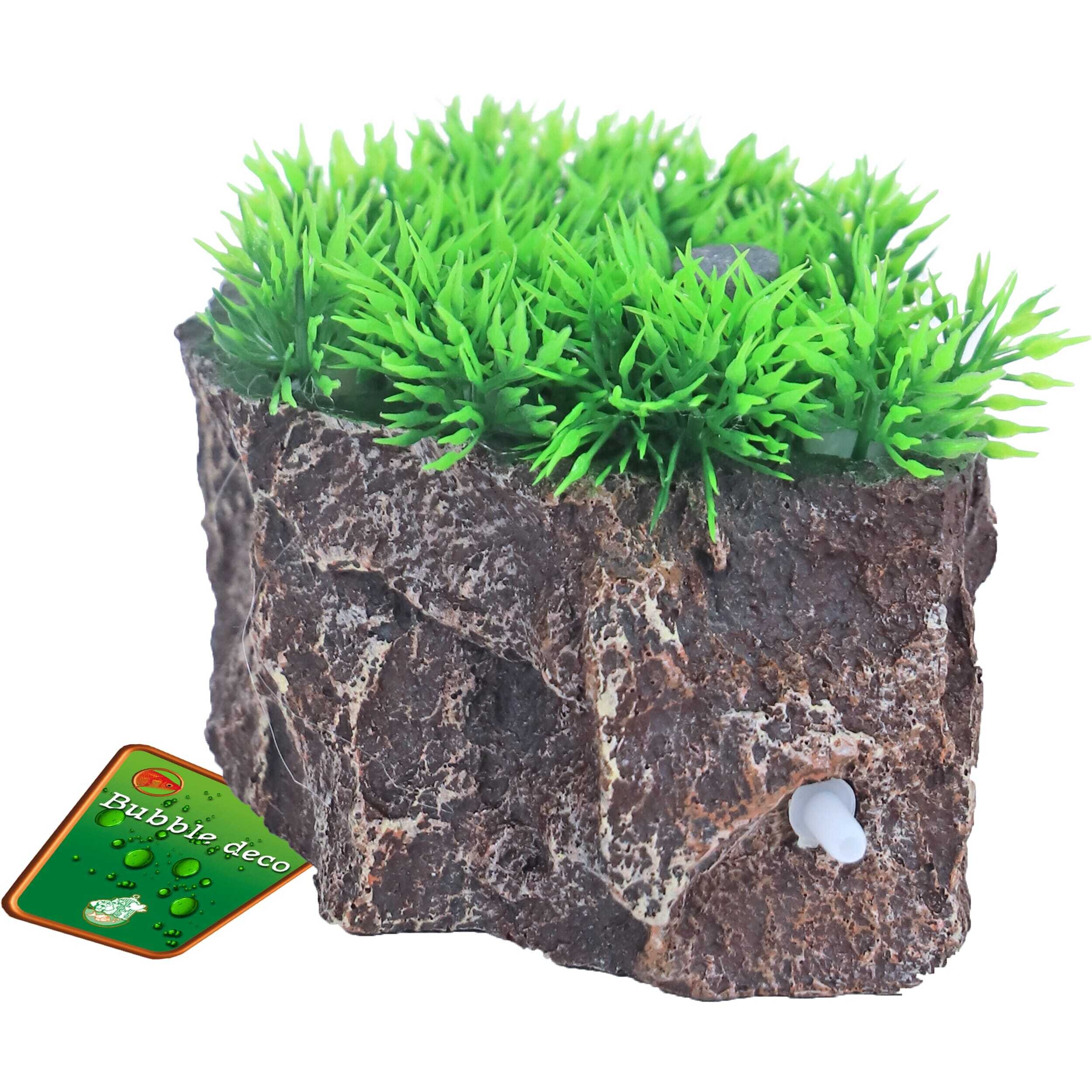 Boon Kunstmatige Green Mossrots 12x9cm - Bubbeleffect en Eenvoudige Installatie voor Vijvers
