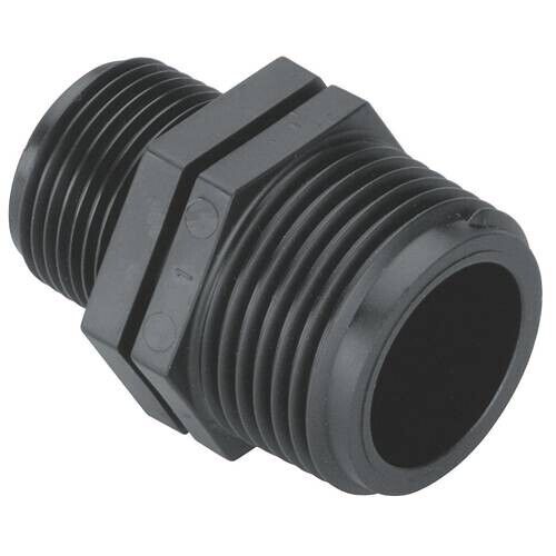 Gardena Sprinkler Ventiel Verbindingsstuk 1"x3/4" - Eenvoudig, Universeel & Weerbestendig afbeelding