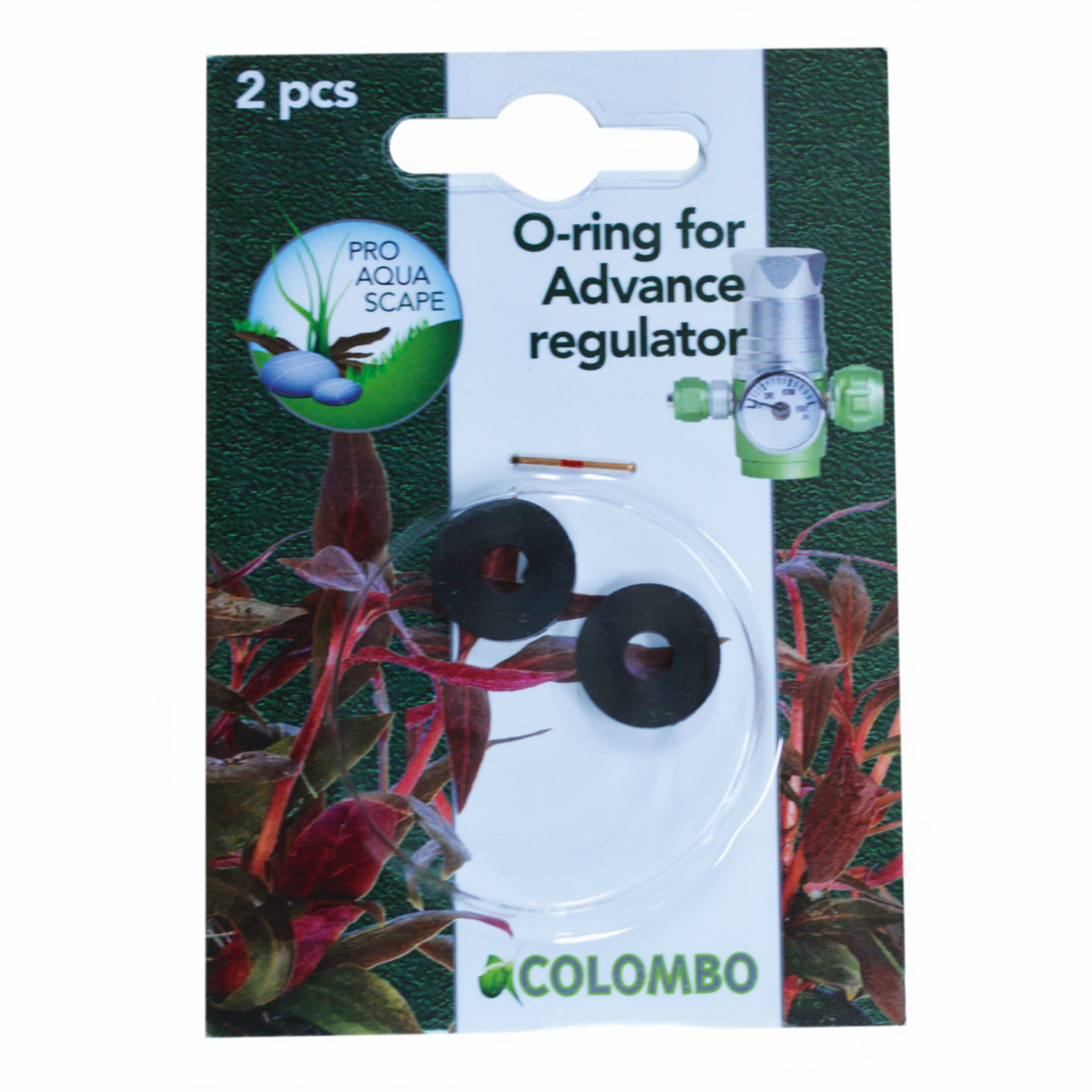 Colombo Co2 Advance Drukregelaar O-Ring - Bemesting - 10x7x1 cm Zwart 2 stuks
