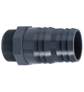 Manguito de PVC con rosca macho 63 mm x 2" VDL