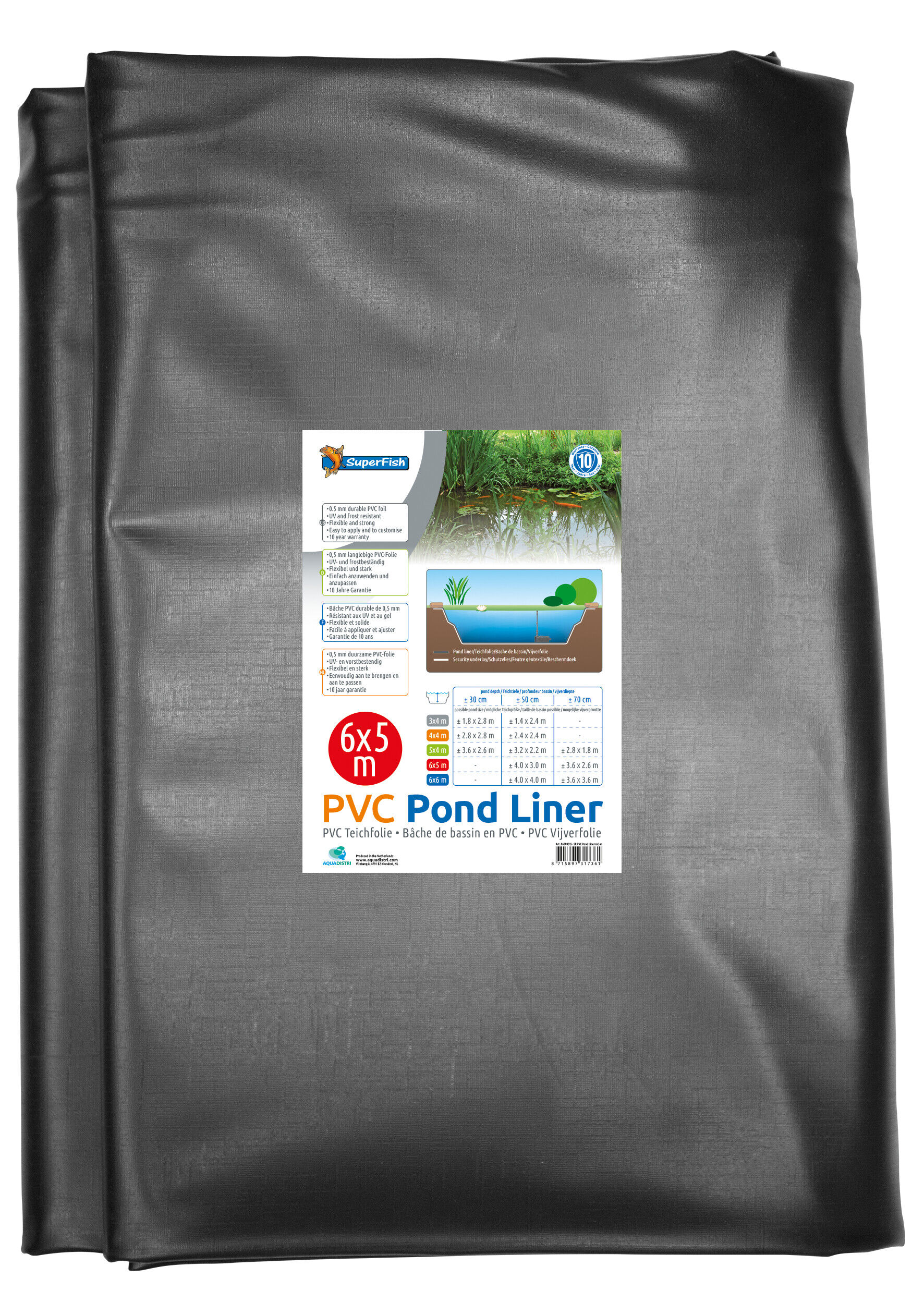 Pond Liner 6x5 M