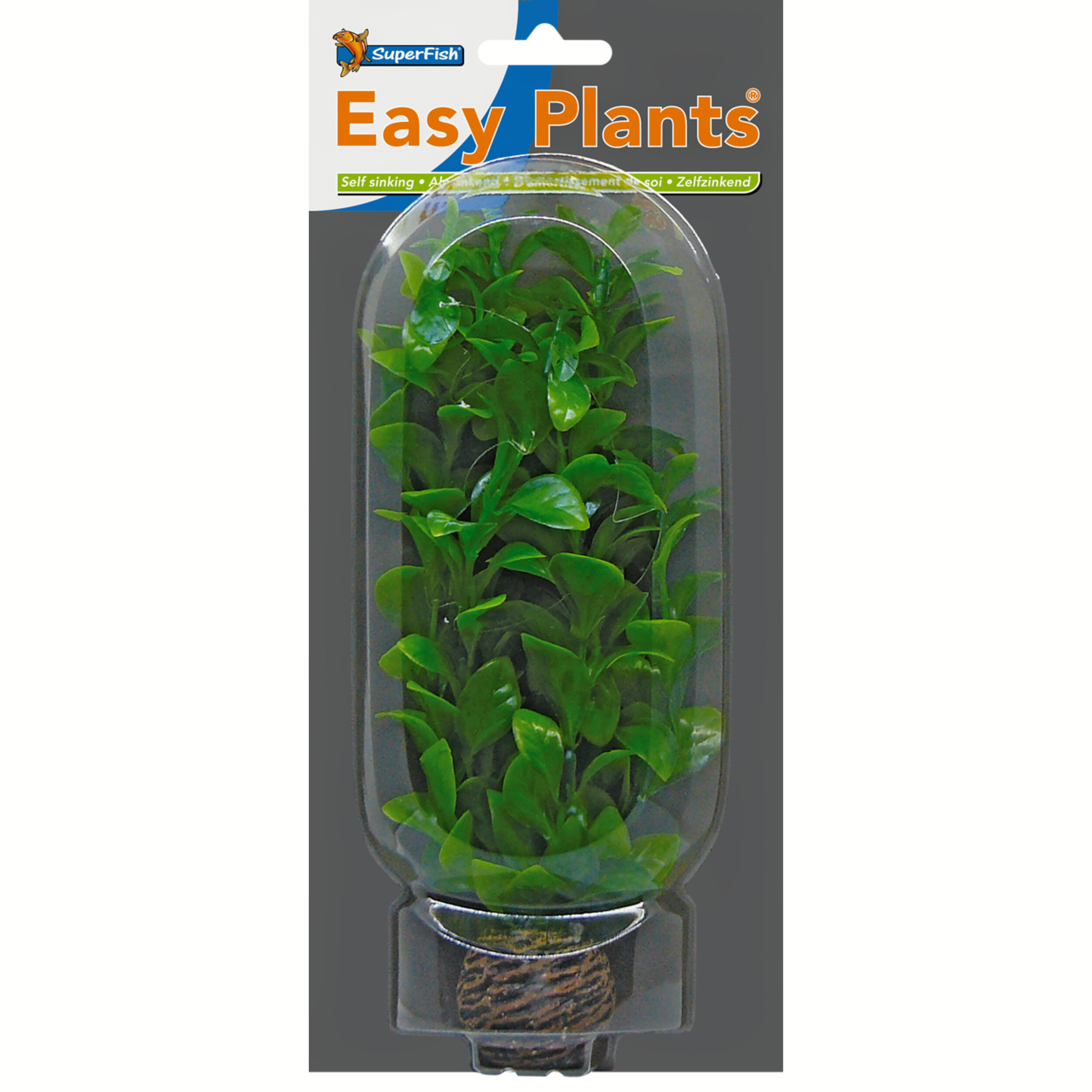 Superfish Easy Plant Middel 20cm Nr. 2 - Realistische Kunstplant voor Aquarium Decoratie