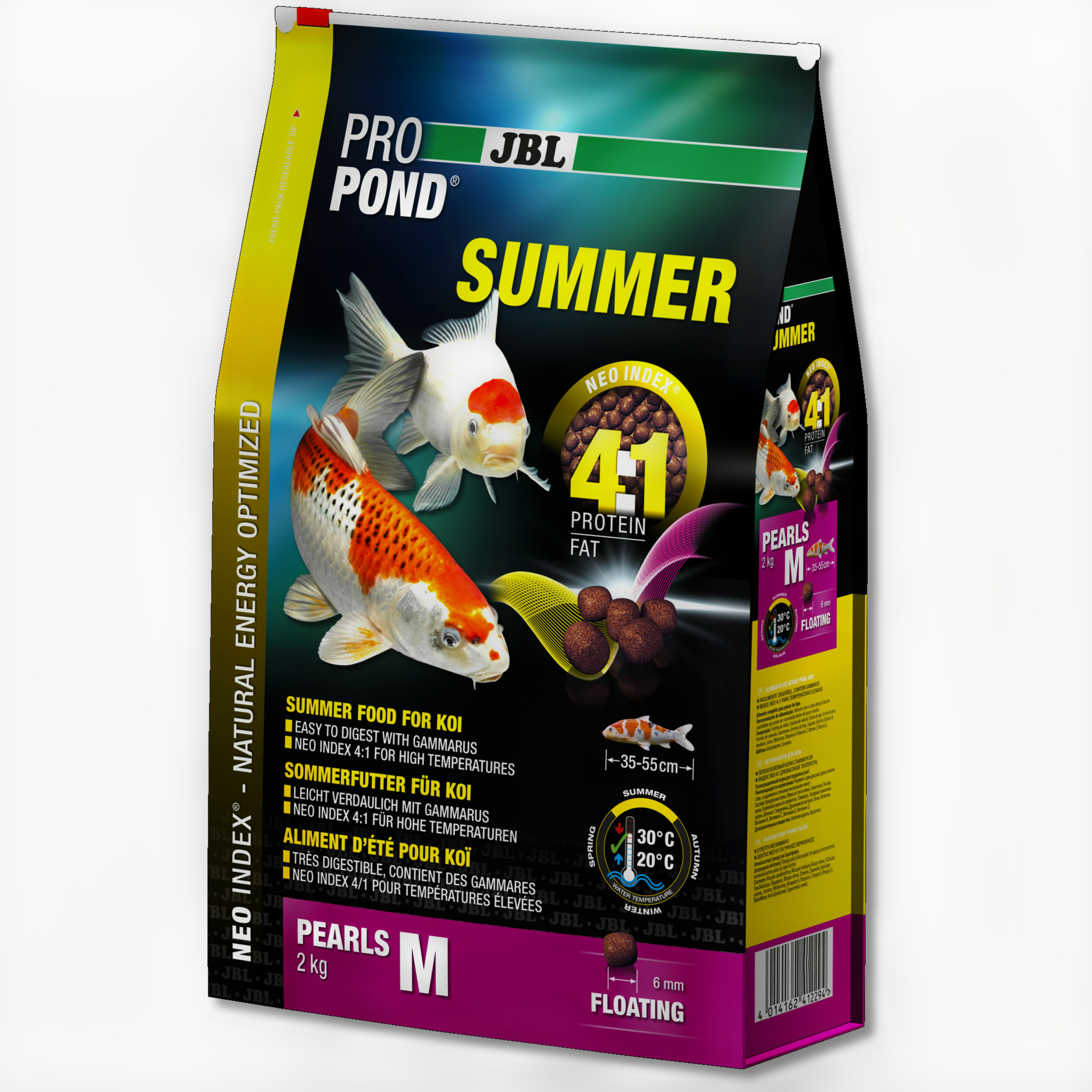 Afbeelding Jbl ProPond Summer M 2,0kg Vijver voeding door A2koi.nl