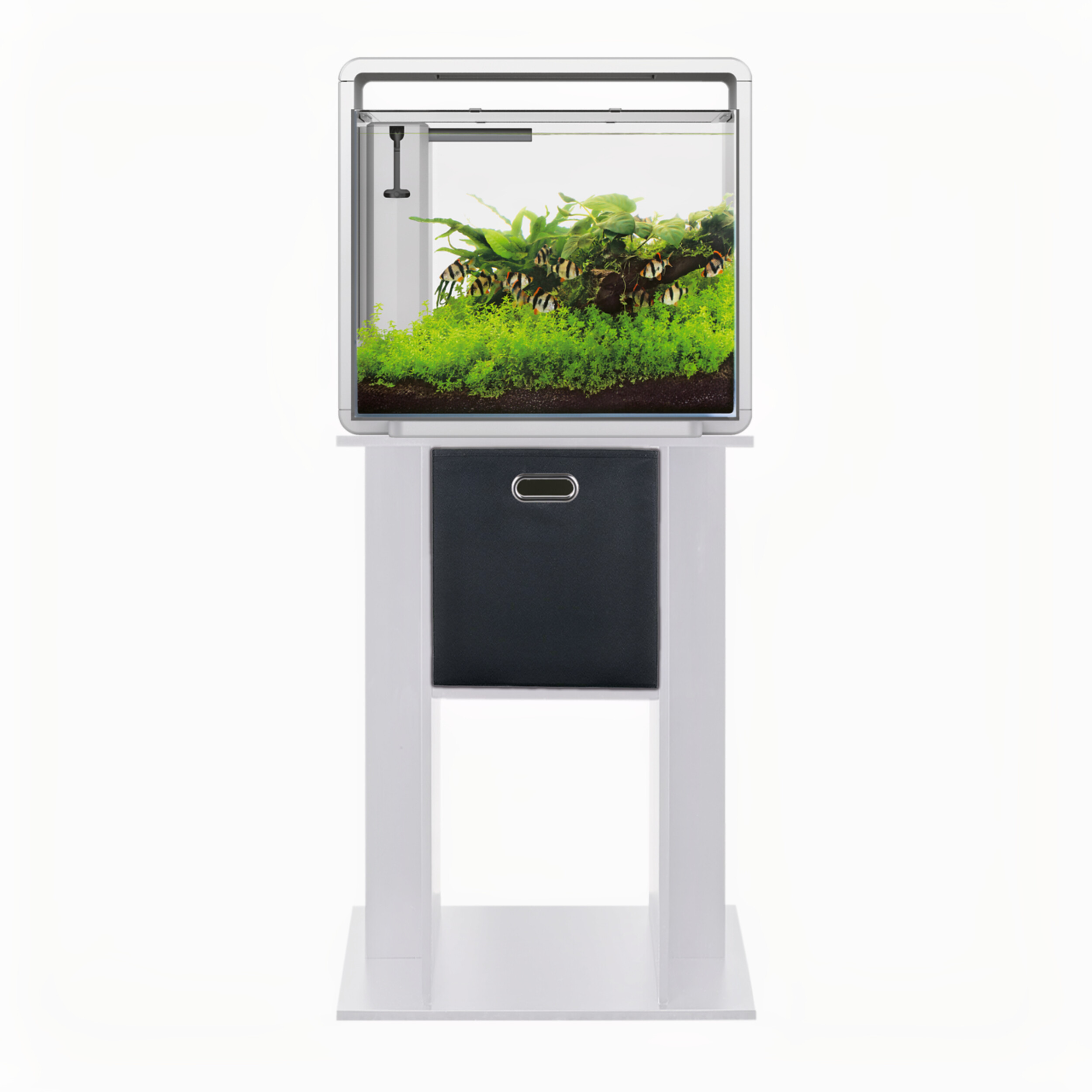 Superfish Home Aquariameubel Wit - Minimalistisch MDF Design, Geschikt voor 25/30/40/45 Liter Aquarium