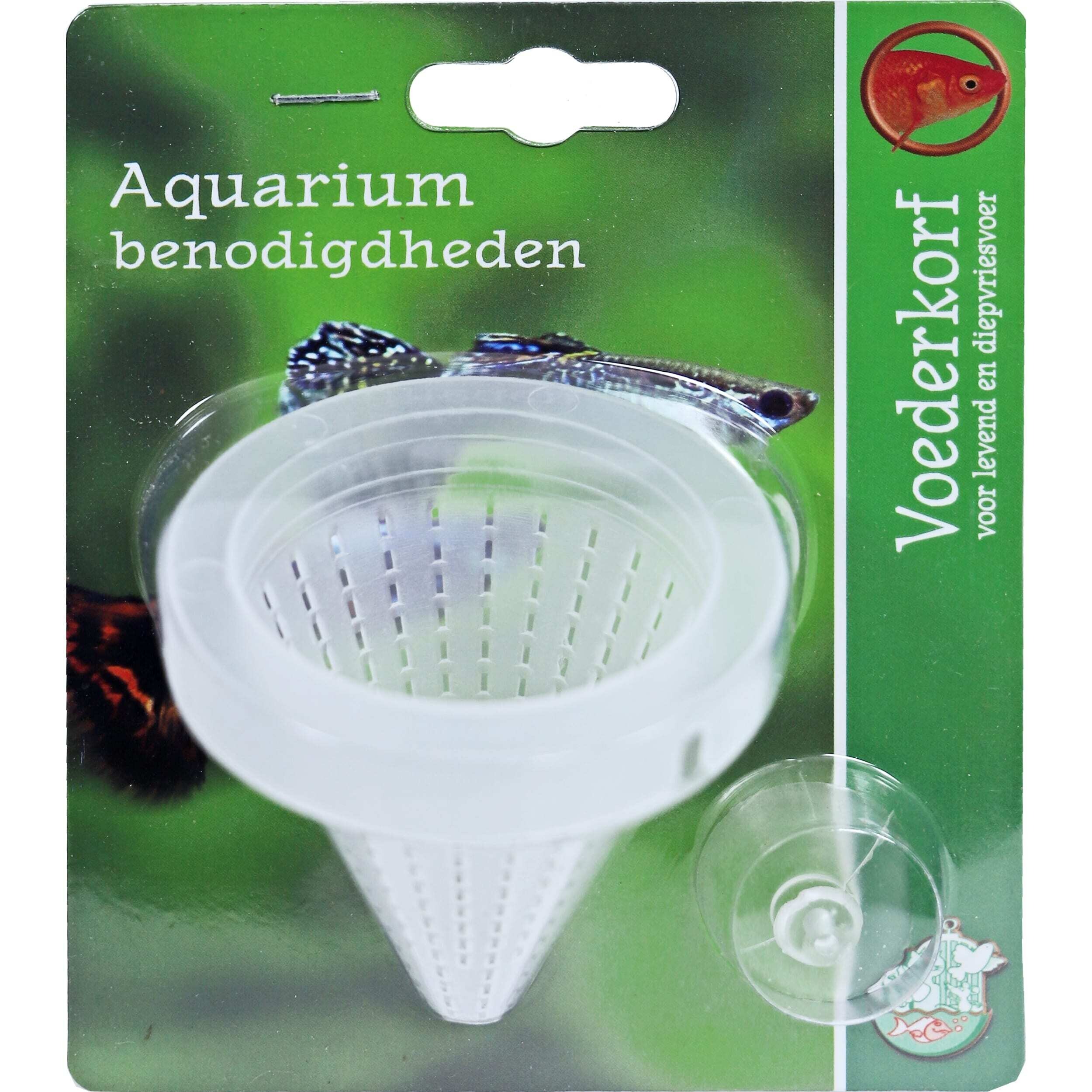 Boon Voederkorf met Zuignap 6.5cm - Reguleert Aquariumvoer en Ondersteunt Waterkwaliteit