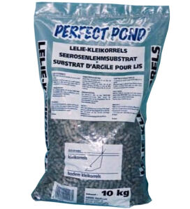 Perfect Pond Lelie-kleikorrels 10kg - Voeding voor Waterlelies en Vijverplanten, Rijke Groei & Bloei, Anti-Algen afbeelding