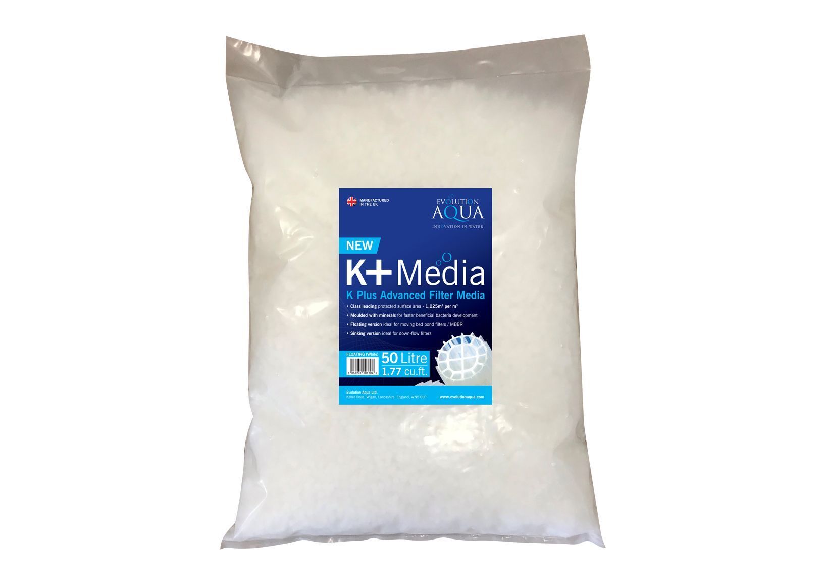 K+ Filter Media 50 litros