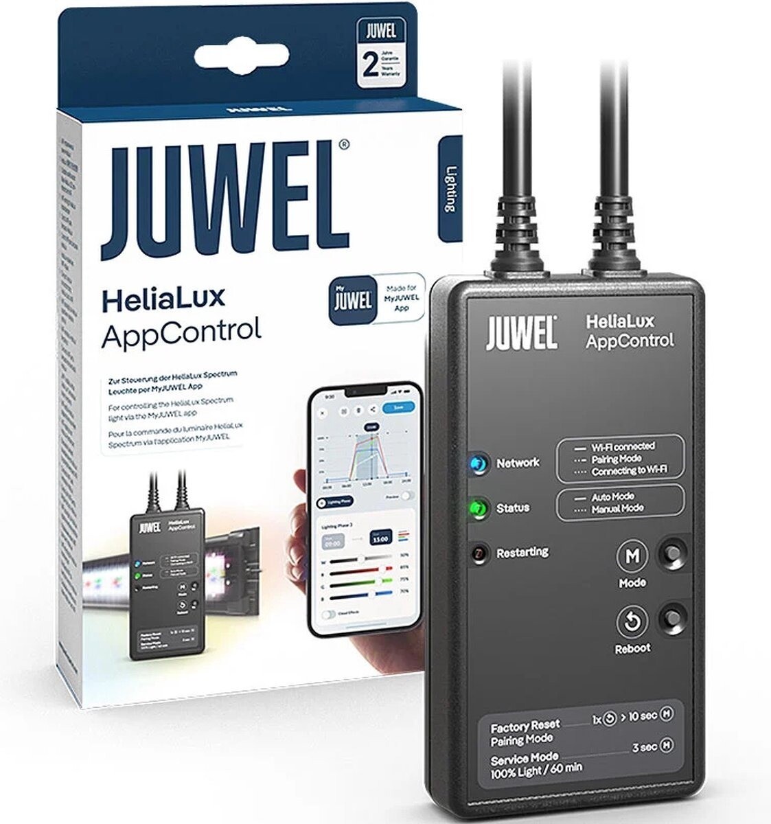 Juwel HeliaLux AppControl Dimmer - Aanpasbare Smart LED Aquariumverlichting met App & Voice
