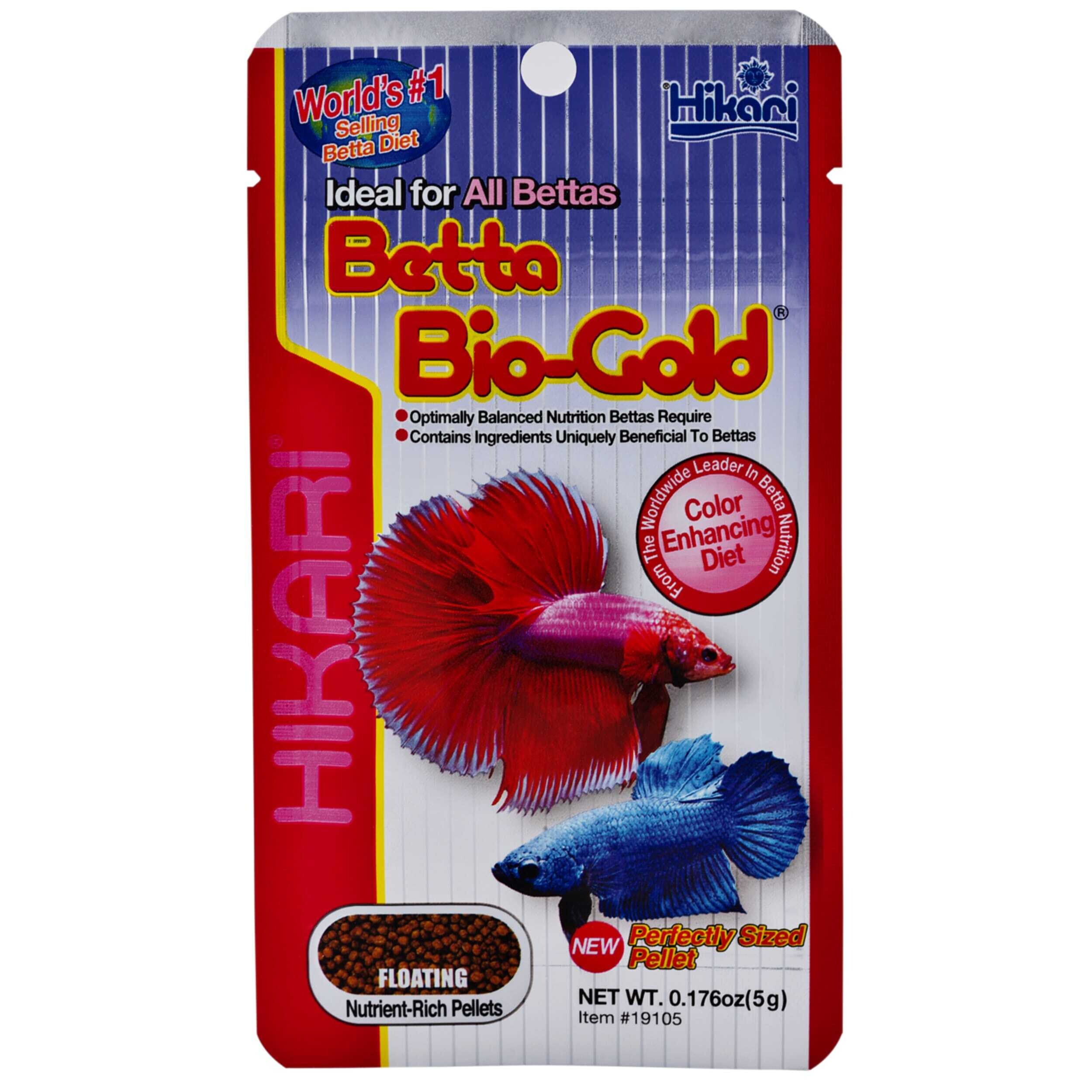 Hikari Bio-Gold Betta Visvoer 5g - Verrijkt Eiwitrijk Voer voor Betta&apos;s met Intense Kleuren