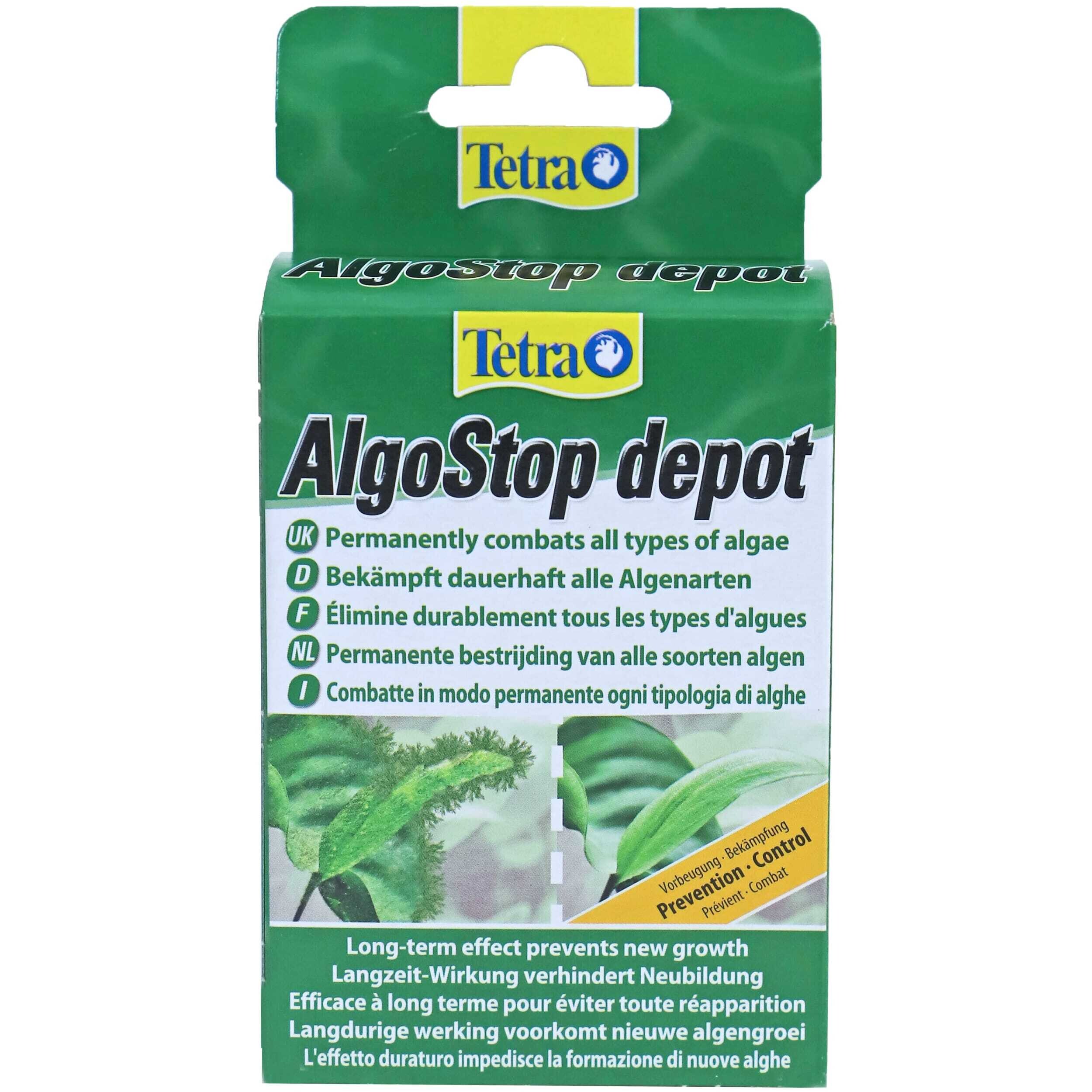 Tetra Algostop Depot 12 Tabletten - Effectieve Lange Termijn Algenbestrijding voor Zoetwateraquaria