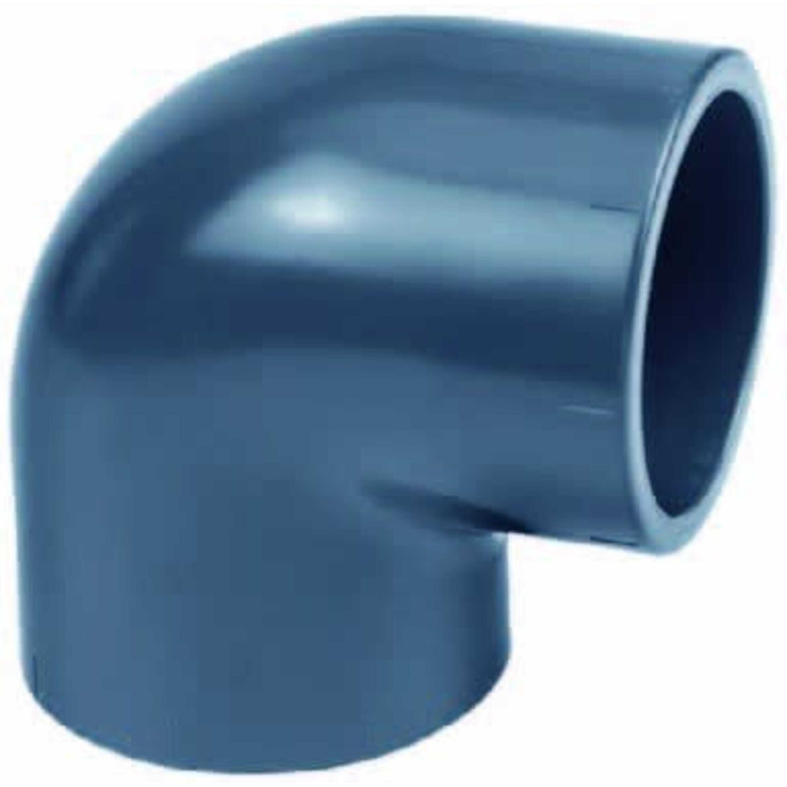 Knie 90 ° Kleber 63 mm