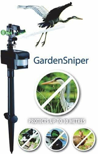 Aquaforte Garden Sniper - Bewegingssensor Dierenverjager voor Tuinvijver met 10m Bereik afbeelding