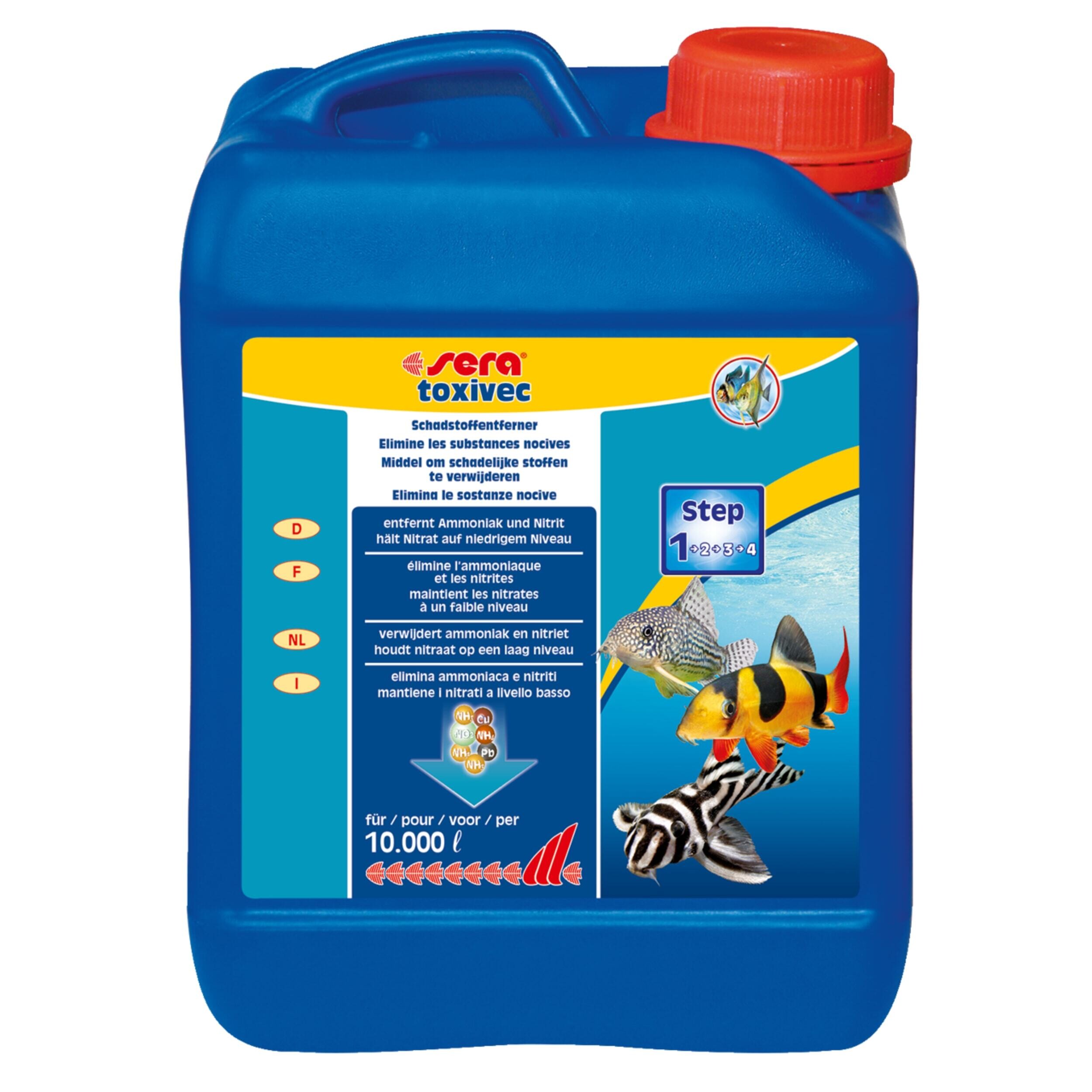 Sera Toxivec - Directe Waterhersteller & Beschermer voor Aquaria - Neutraliseert Toxines - 2500ml