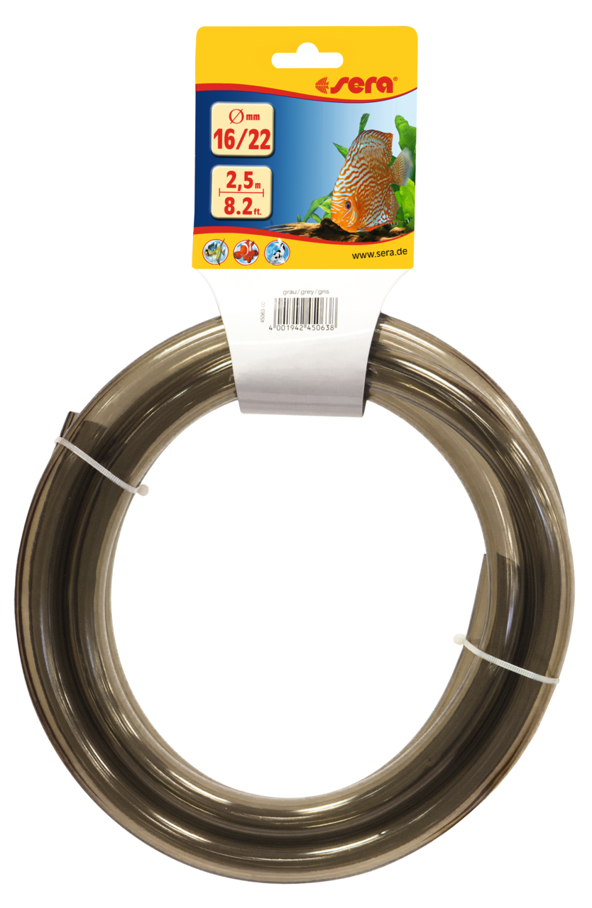 Sera Aquariumslang 16/22mm Grijs - Veilig & Flexibel, Perfect voor Filters/Pompen, 2,5m afbeelding