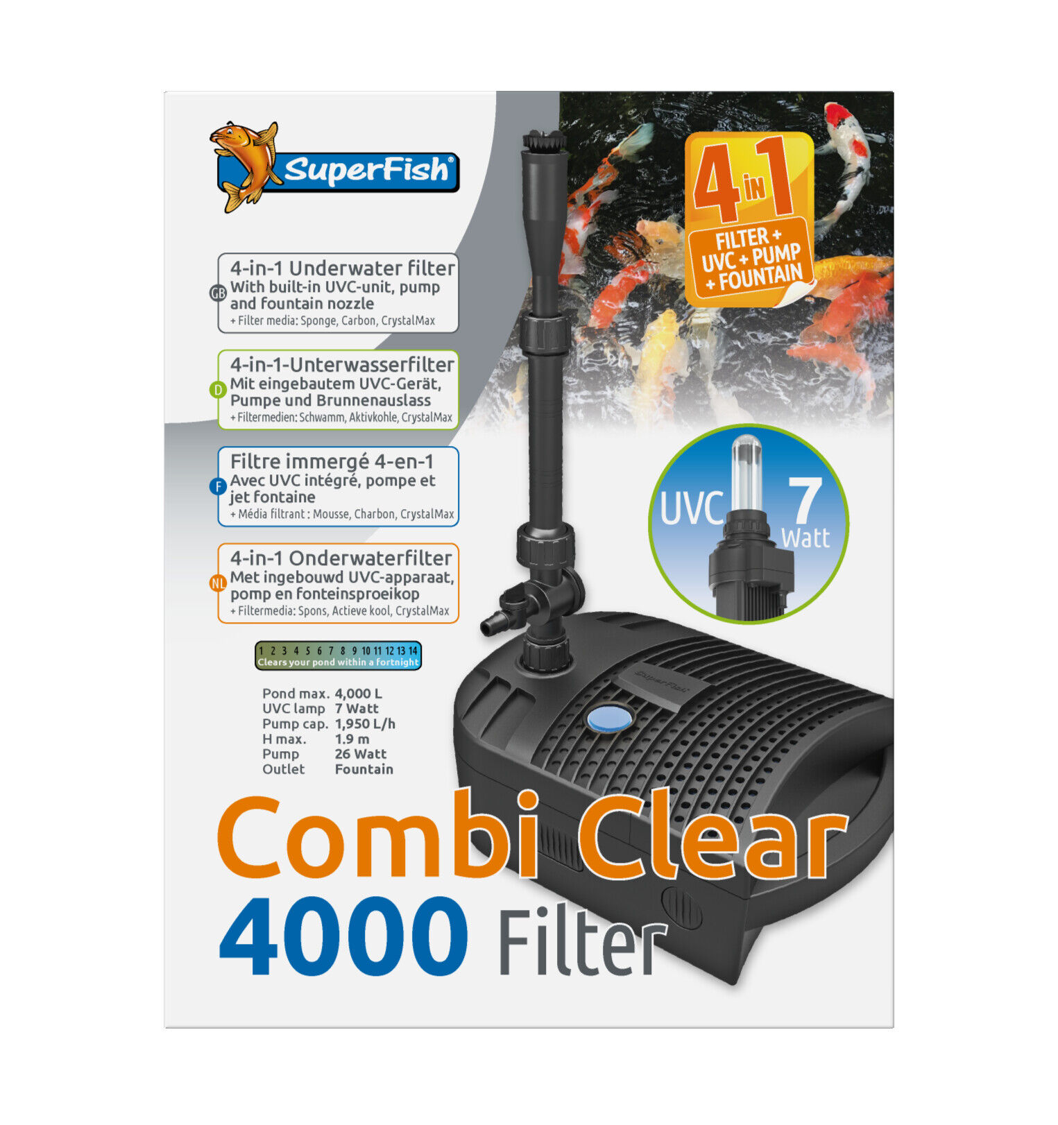 Combi Clear 4000 - Vijverfilter