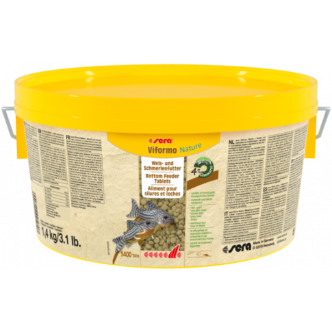 Sera Viformo Nature 1,4 kg - Complete Voedingstabletten Voor Bodembewoners Meervallen & Modderkruipers afbeelding