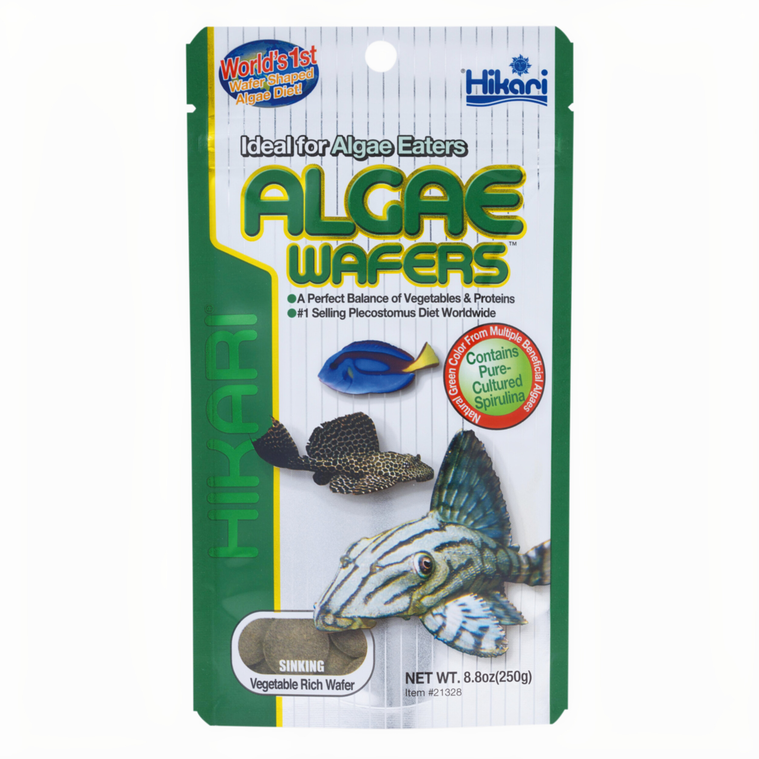 Hikari Algae Wafers 250g - Voedzame Tabletten voor Plecostomus en Andere Algeneters