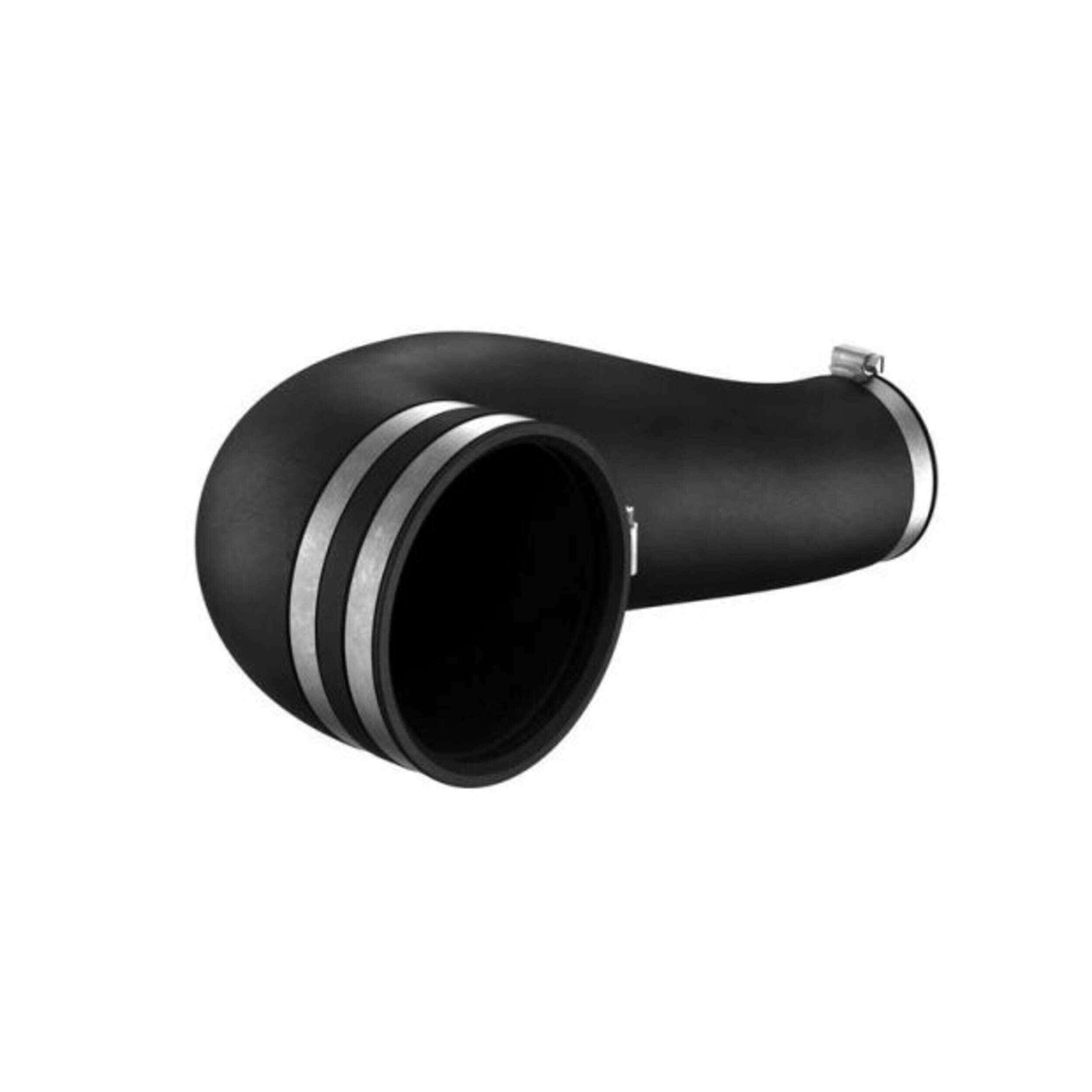 Rubberen aansluiting titanium 30000 90 graden boog