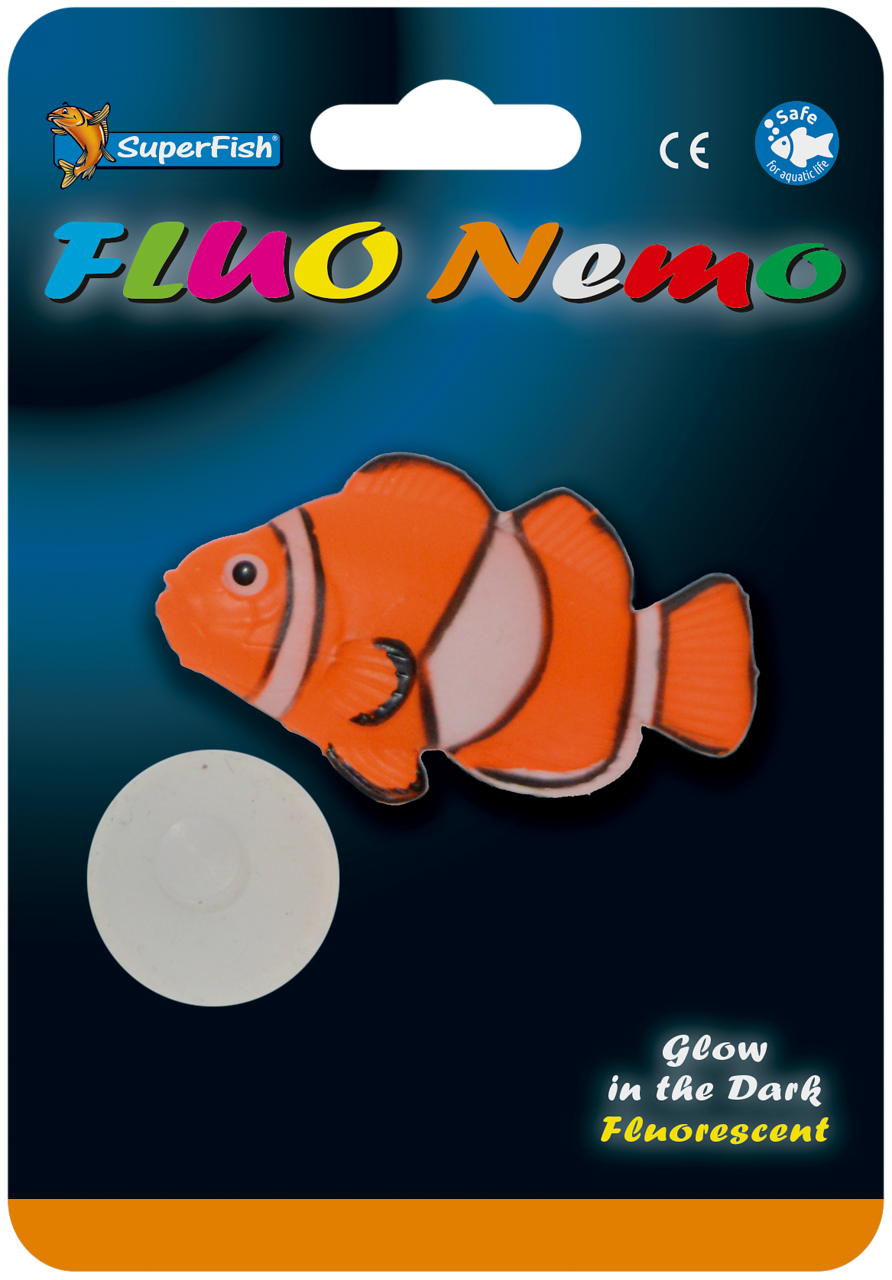 Superfish Fluo Nemo Aquarium - Fluorescerend met Energiezuinige Blauwe LED & Aqua-Flow Filter afbeelding