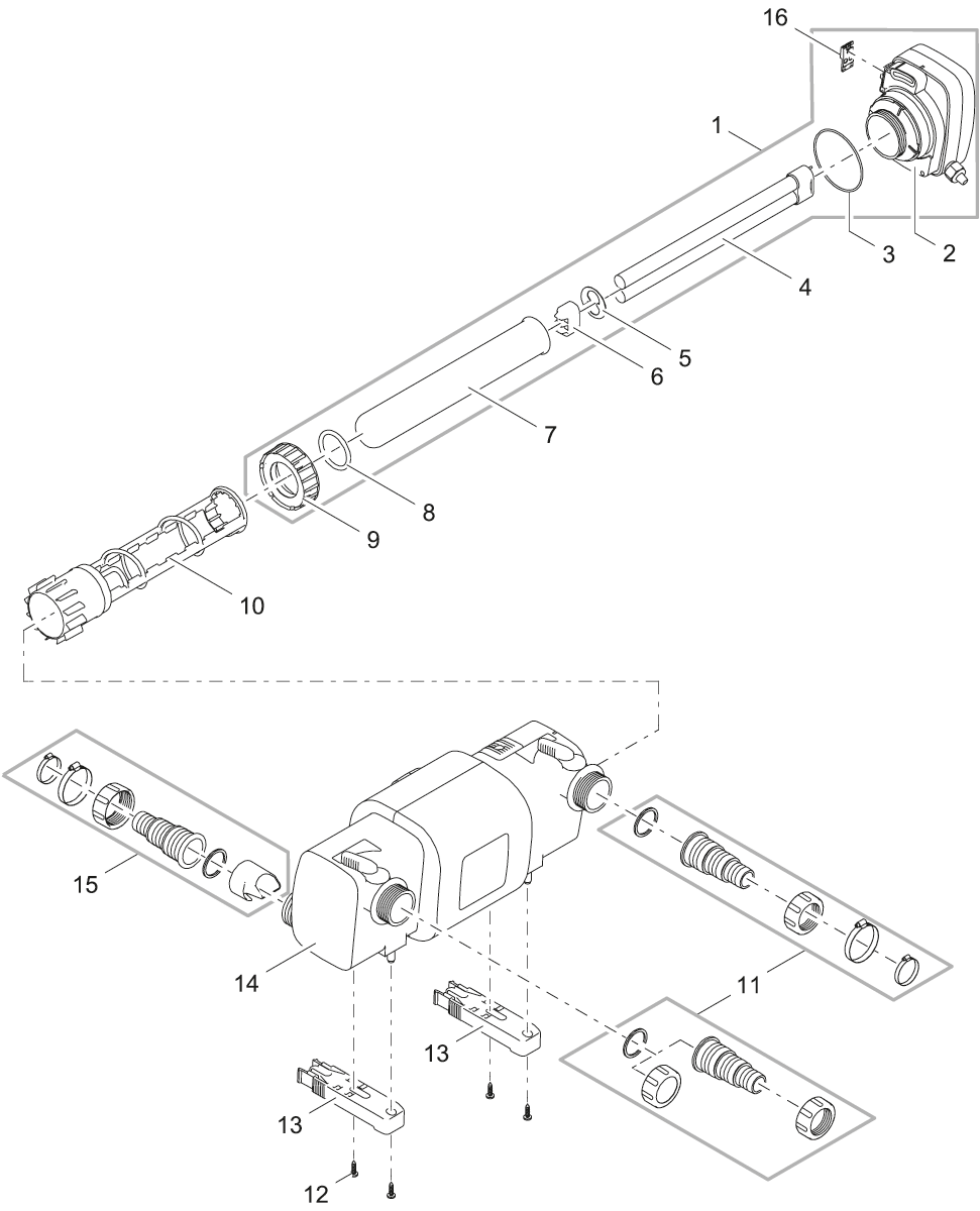 Oase Bitron C36 2014 UVC Unit - Kristalhelder Vijverwater & Effectieve Algenbestrijding afbeelding