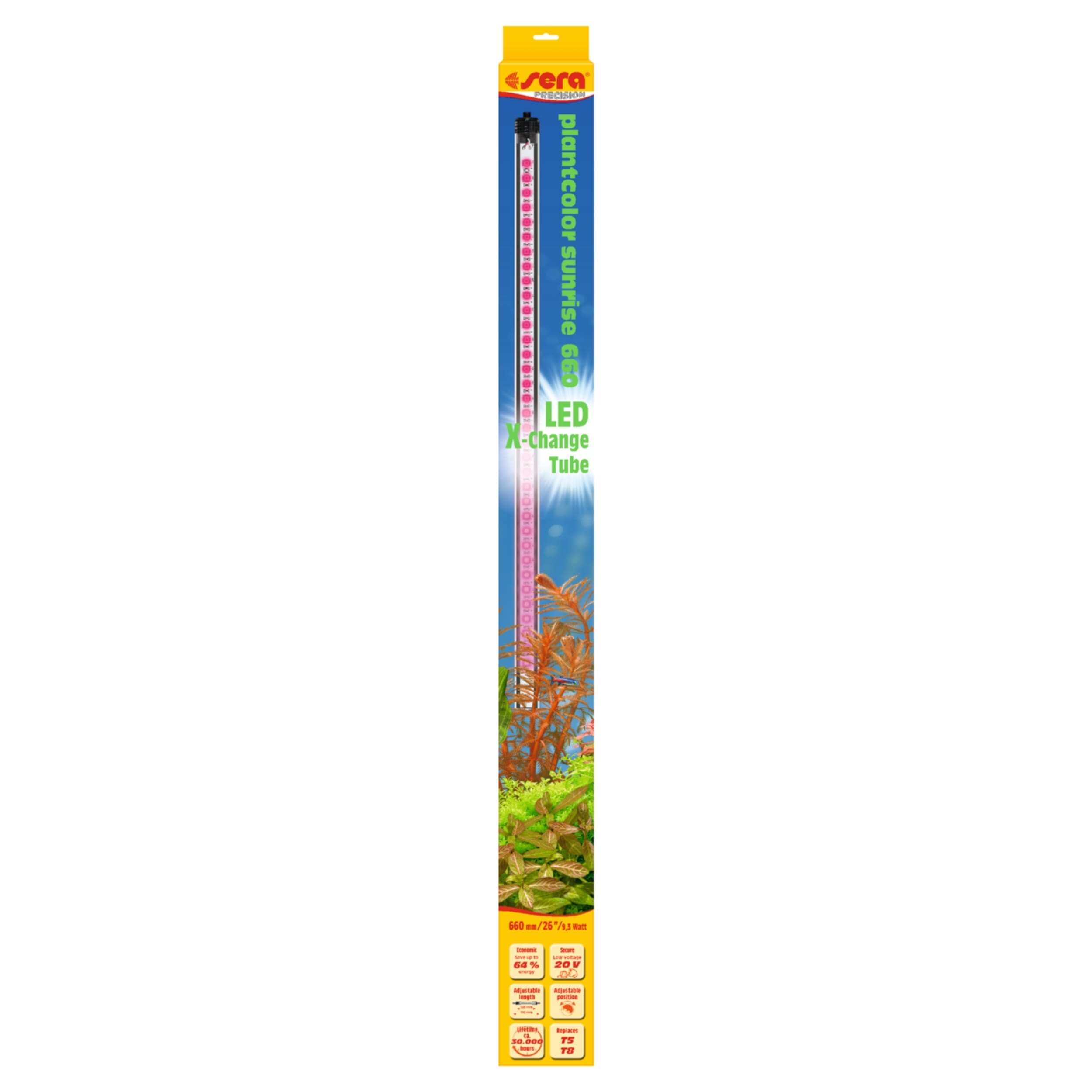 Sera LED Plantcolor Sunrise Aquariumverlichting 660mm 8,3W - Zonsopgang Effect & Kleurversterking