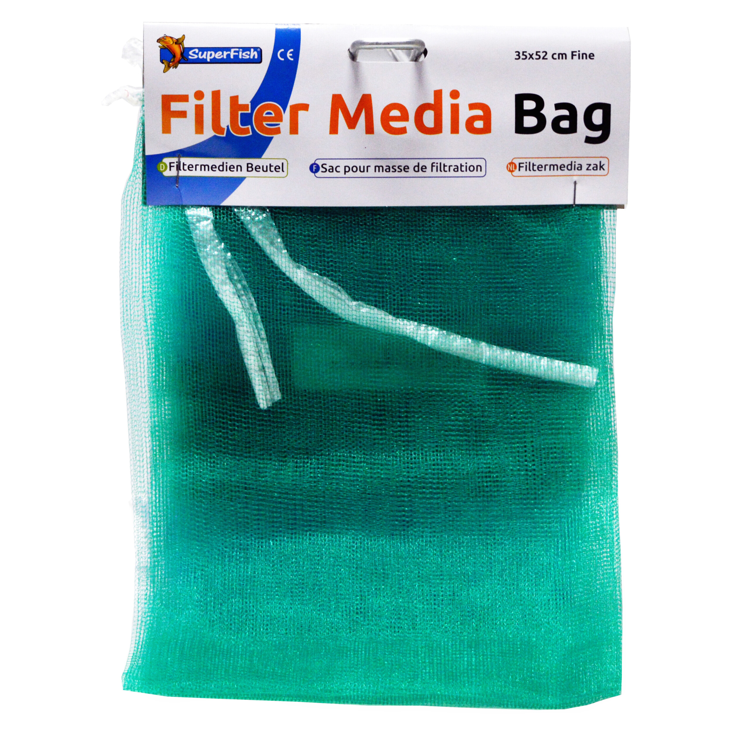 Superfish Filtermedia Zak Grof 35x52 cm - Voor Helder Aquariumwater & Efficiënte Doorstroming