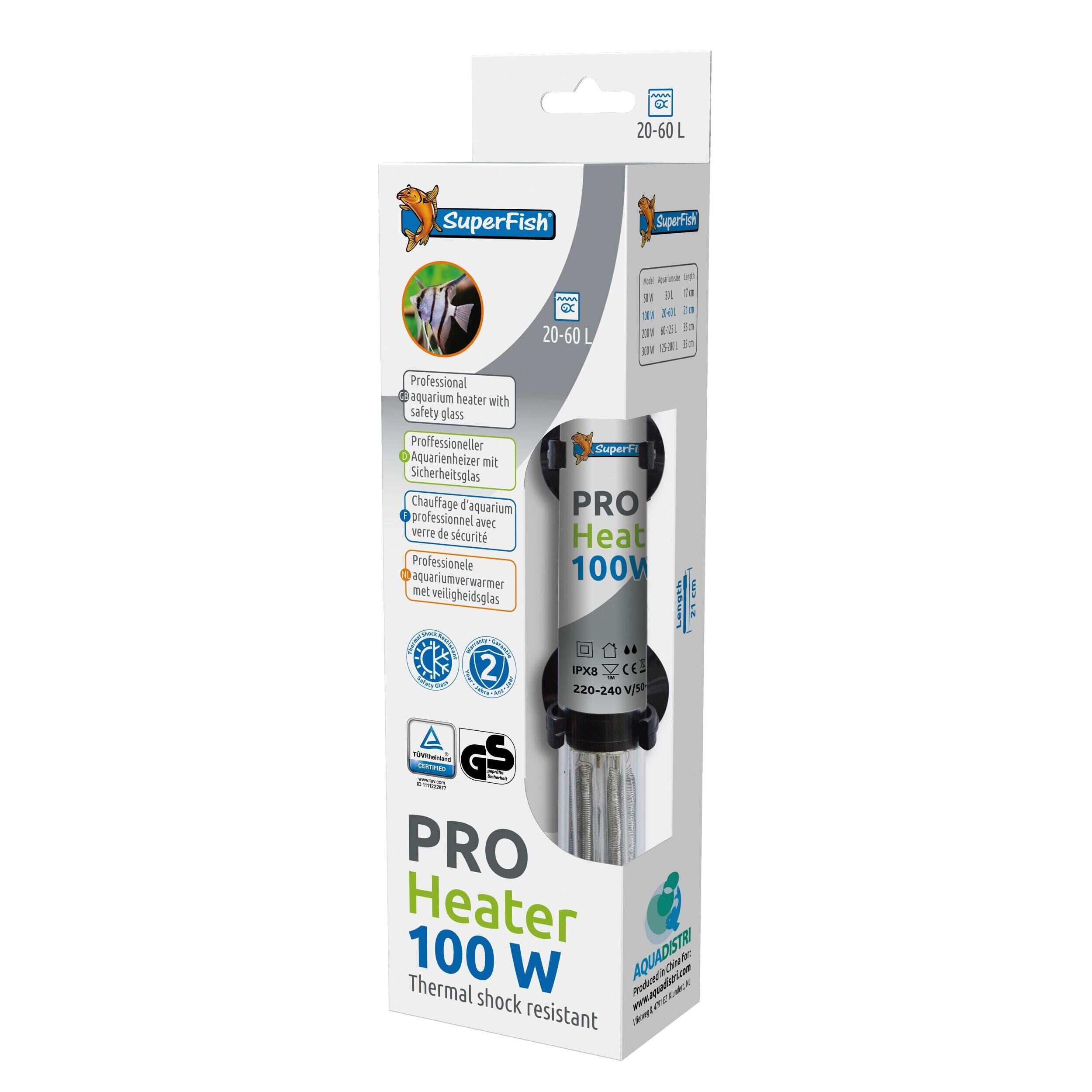Superfish Pro Heater 21 cm - Verwarming - 100 Watt 20-60 L