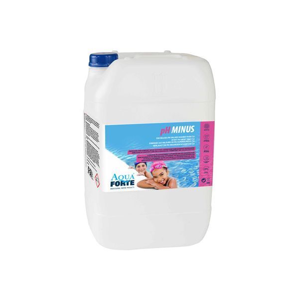 Aquaforte pH Min 25L - Waterbalans Hersteller voor Vijvers en Zwembaden, Eenvoudig Doseerbaar afbeelding