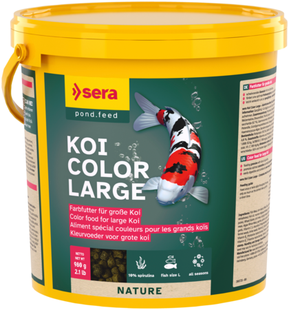 Sera Koi Color Large 980 gr - Premium Drijvend Granulaat voor Koi vanaf 25 cm afbeelding