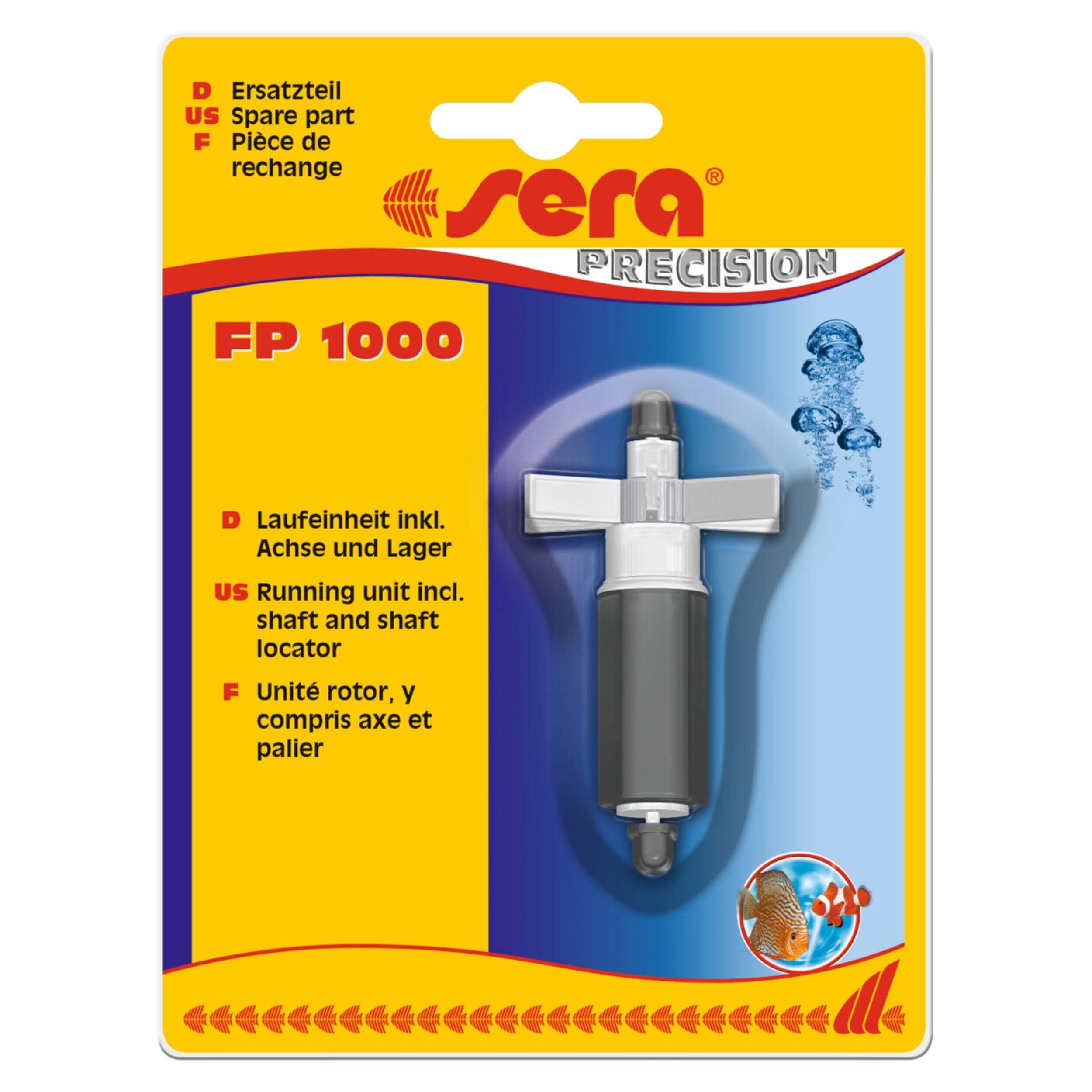 Sera loopeenheid incl. as en lagers voor FP 1000