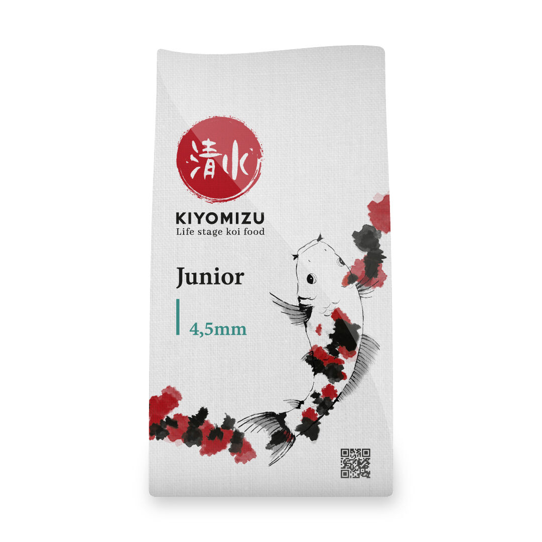 Kiyomizu Junior Premium 14kg - Groei & Kleur Koivoer voor Jonge Koi 4,5mm Korrels afbeelding