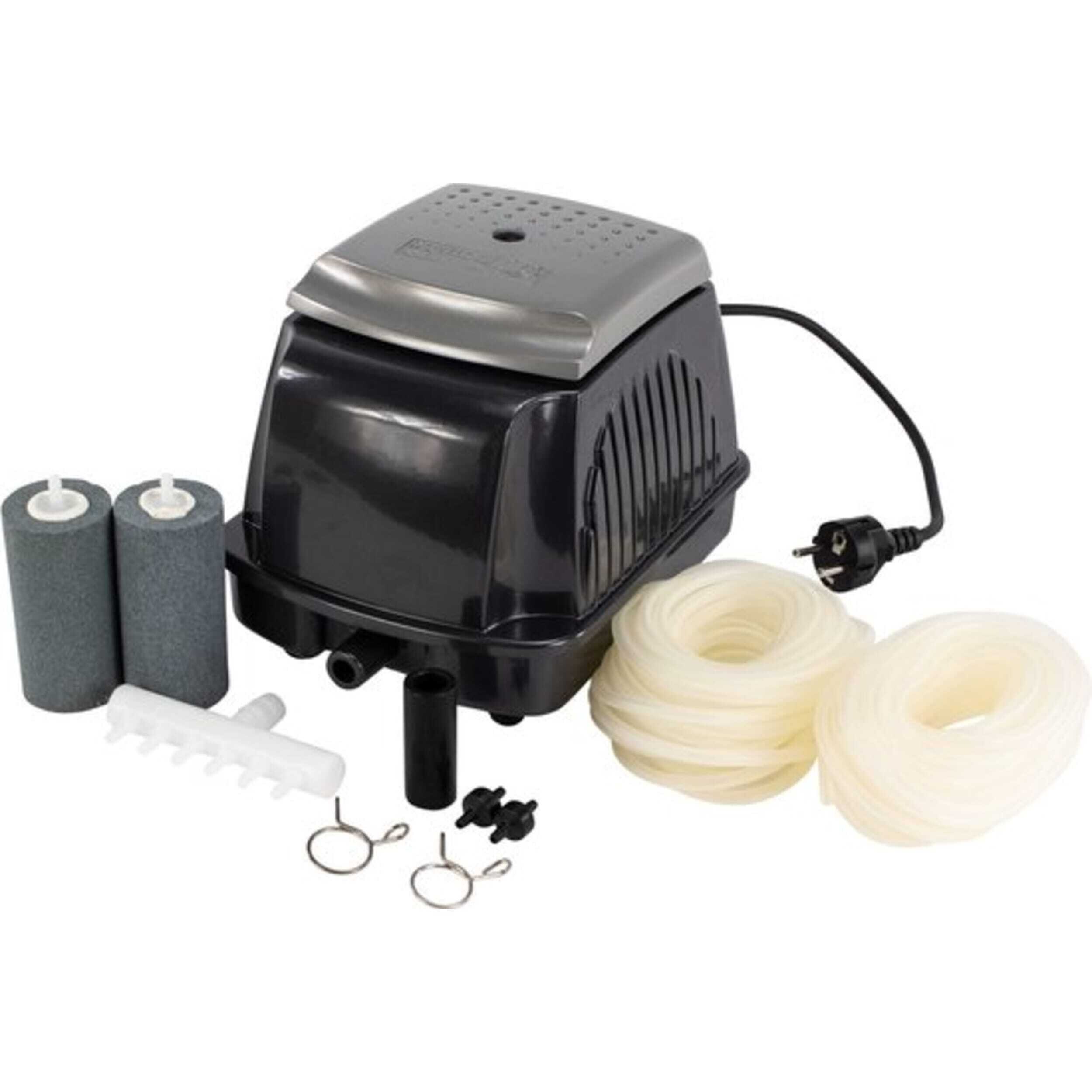 HoZelock Luchtpomp 2700 l/u Complete Set - Energiezuinig, 12 Uitlaten en Accessoires