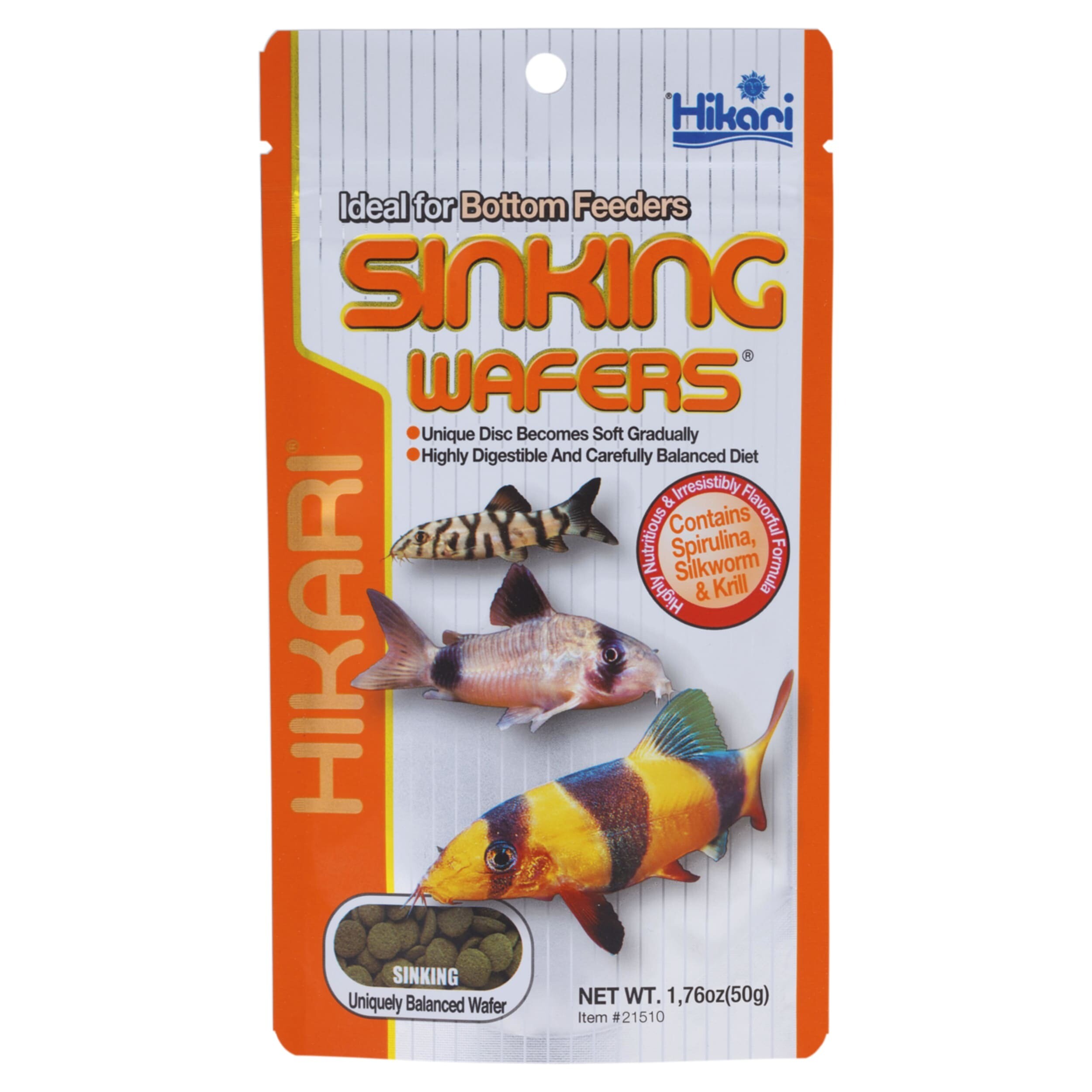 Hikari Sinking Wafers 50g - Compleet Voer voor Corydoras & Modderkruipers