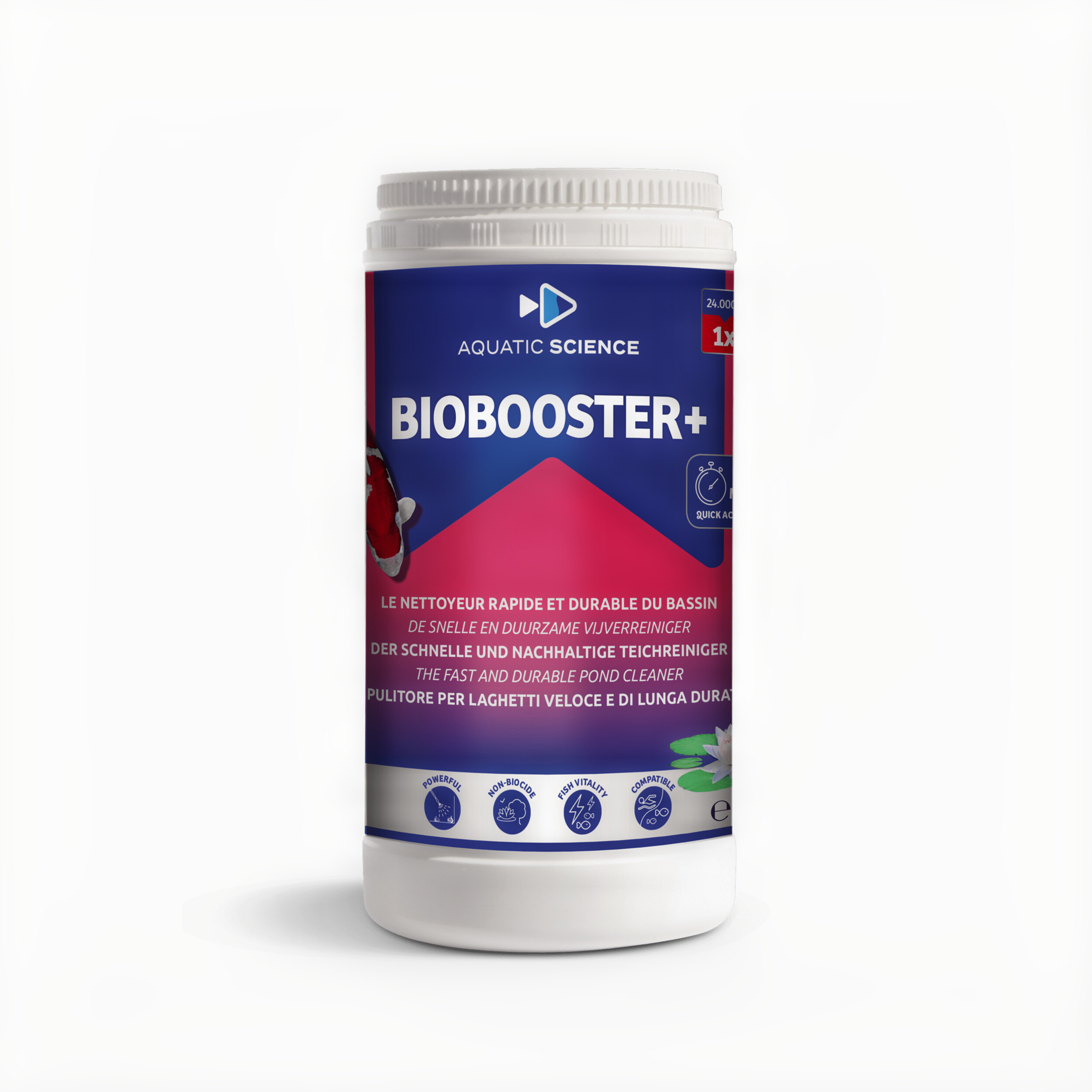 Aquatic Science Biobooster+ Voor Vijvers tot 200m³ - Ecosysteem Versterken & Afval Verminderen
