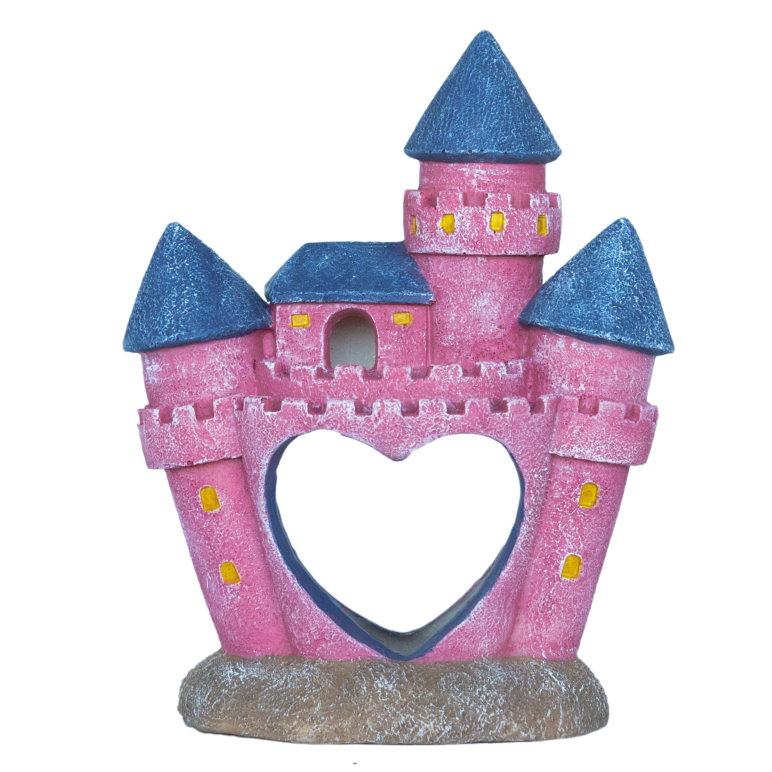 Superfish Deco Castle Princess - Magische Aquariumdecoratie, Eco-vriendelijk Handgeschilderd Hars