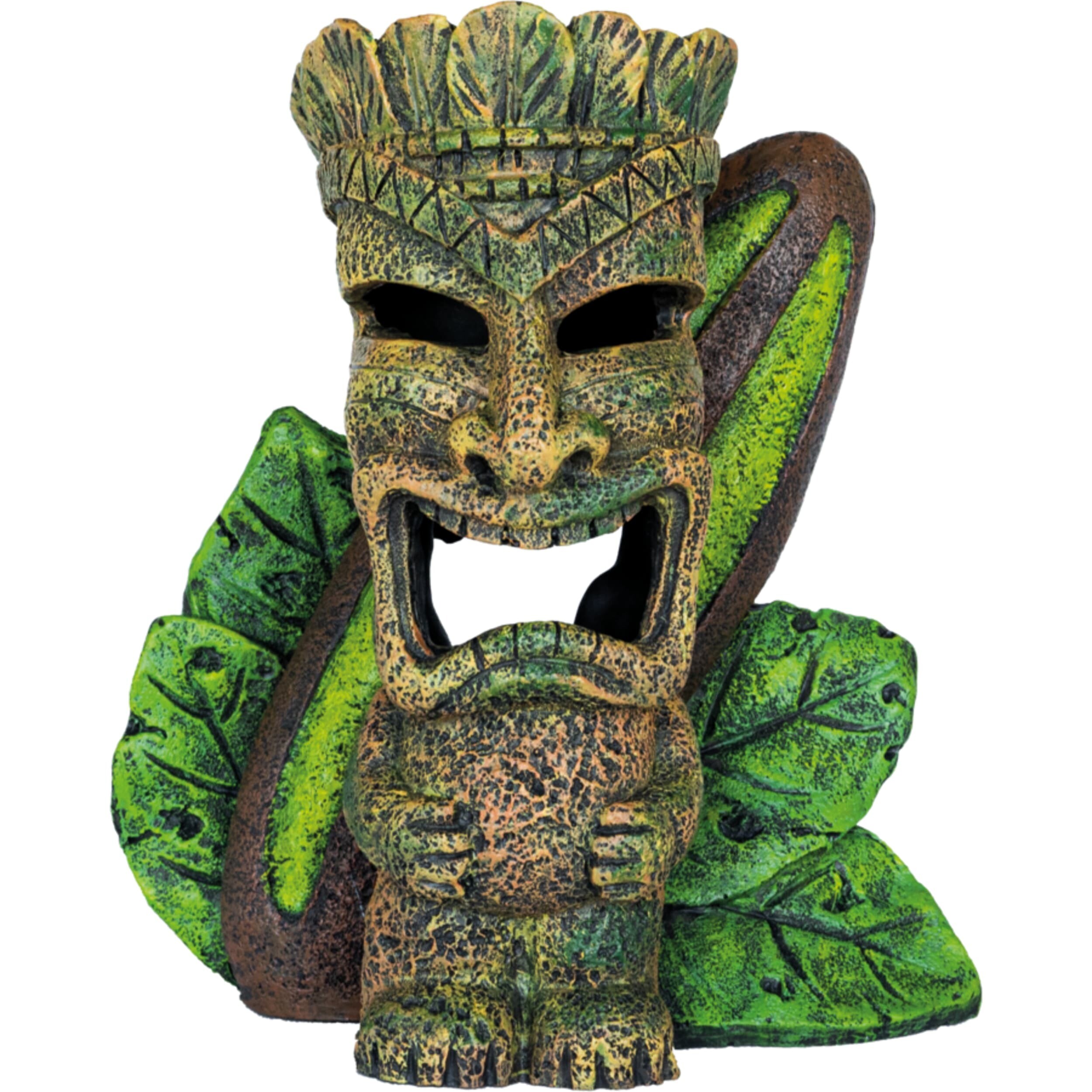 Superfish Deco Tiki Board - Handgeschilderd Aquarium Ornament | Milieuvriendelijk & Veilig