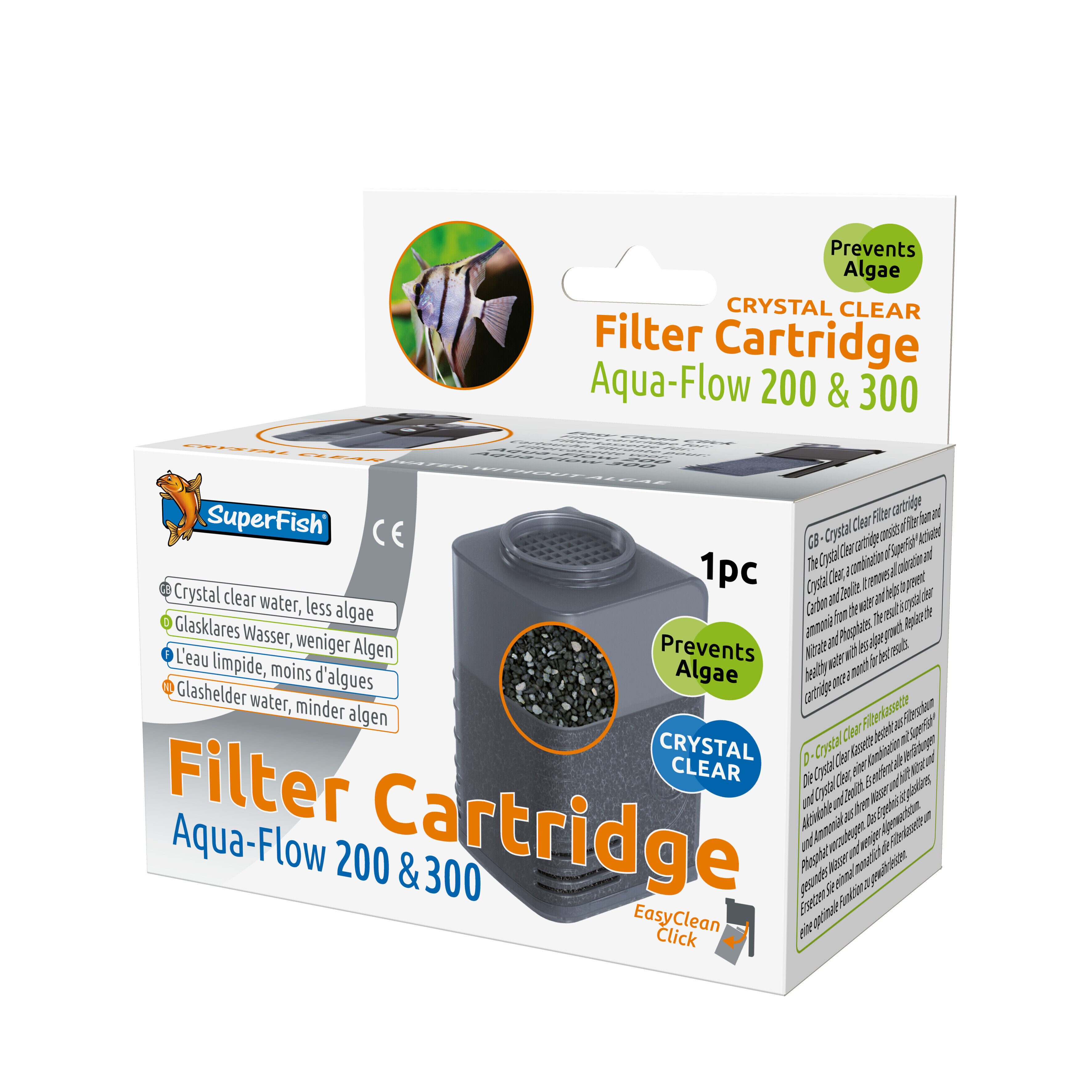 Superfish Aquaflow 200/300 Filtercartridge - Kristalhelder Aquariumwater & Gezonde Vissen afbeelding