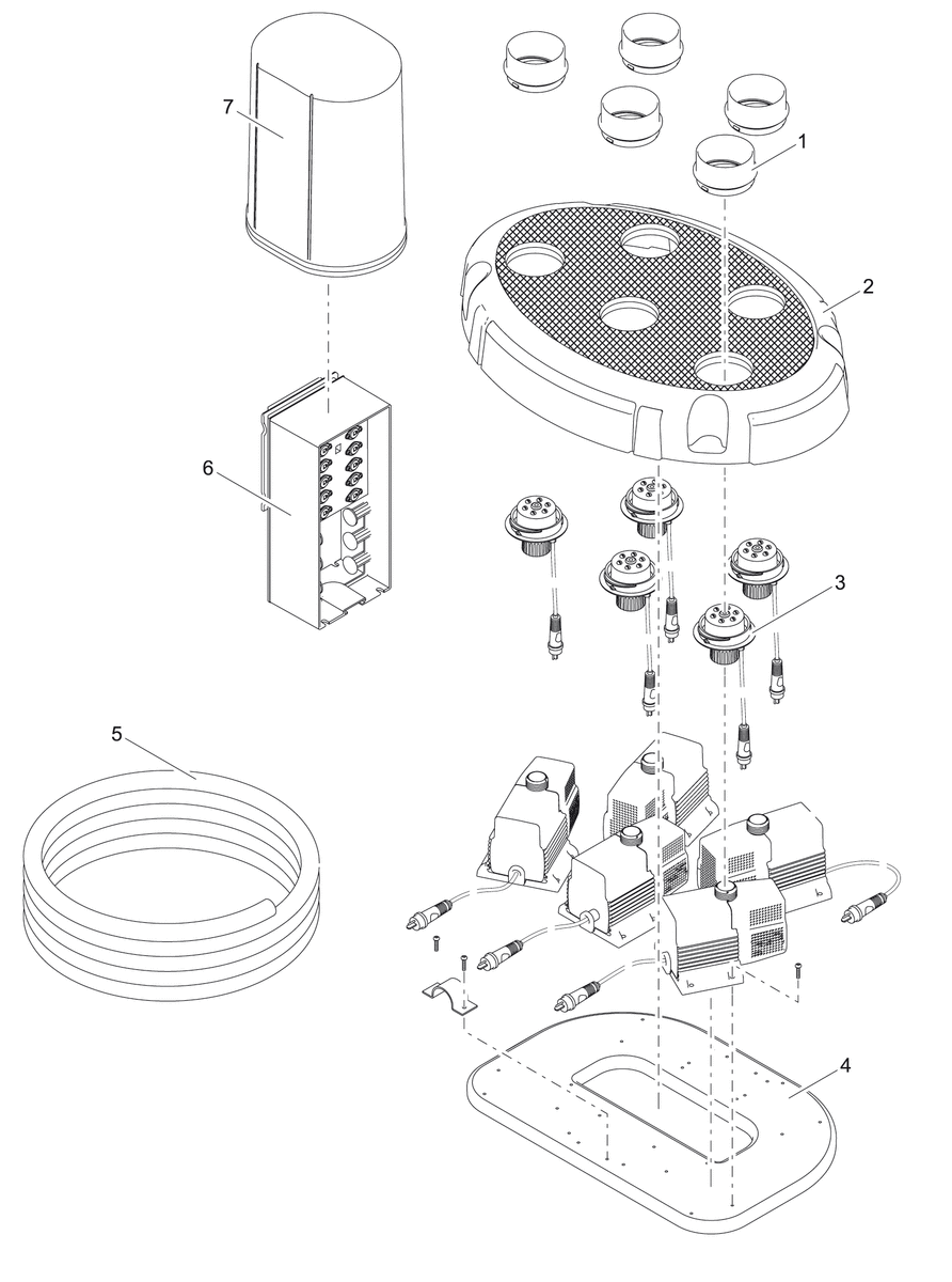 Oase BG Afdekking voor Water Quintet - Duurzame Weerbestendige Fonteinbescherming afbeelding