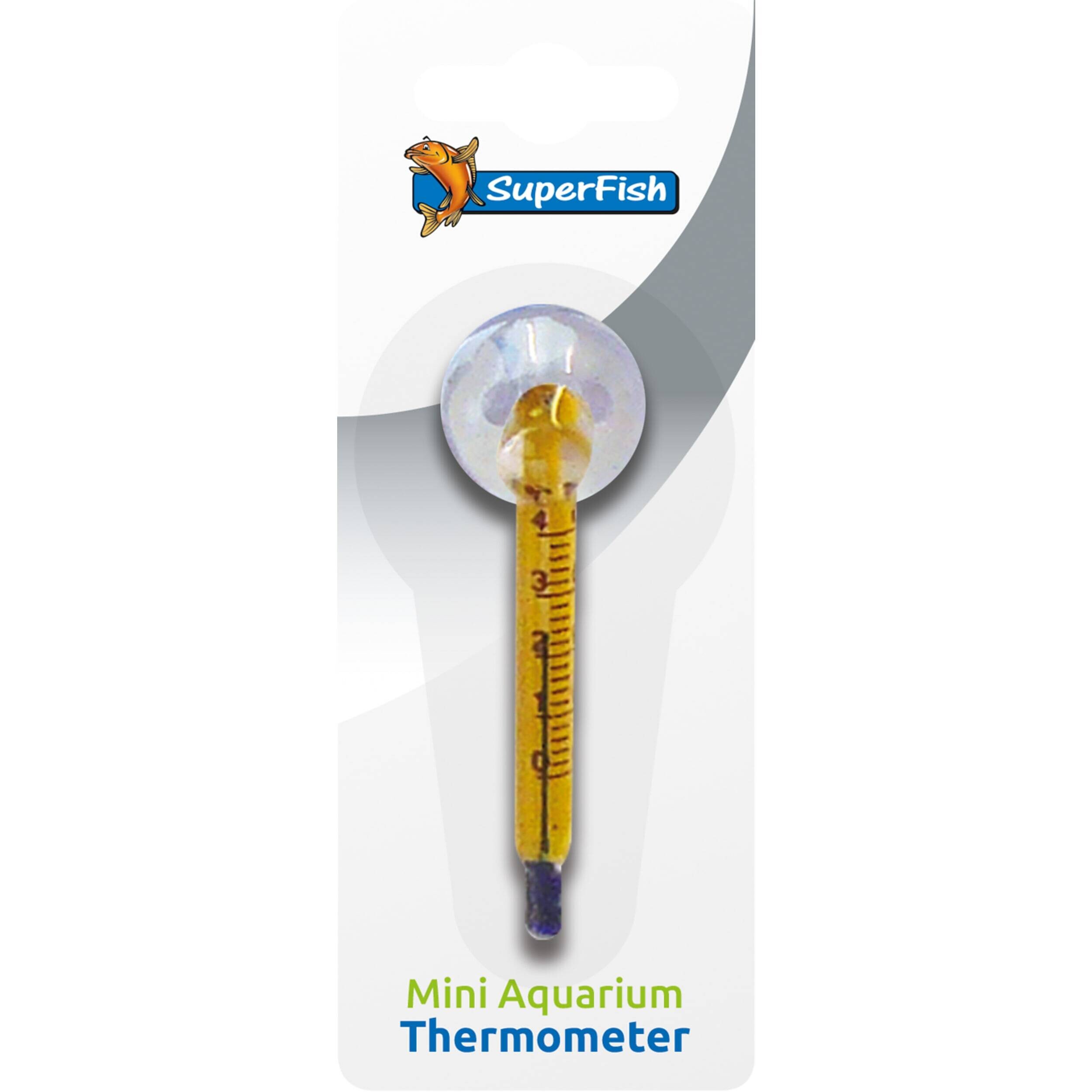 Superfish Compacte Aquarium Thermometer 6 cm - Zuignap, Precieze Watertemperatuurmeting