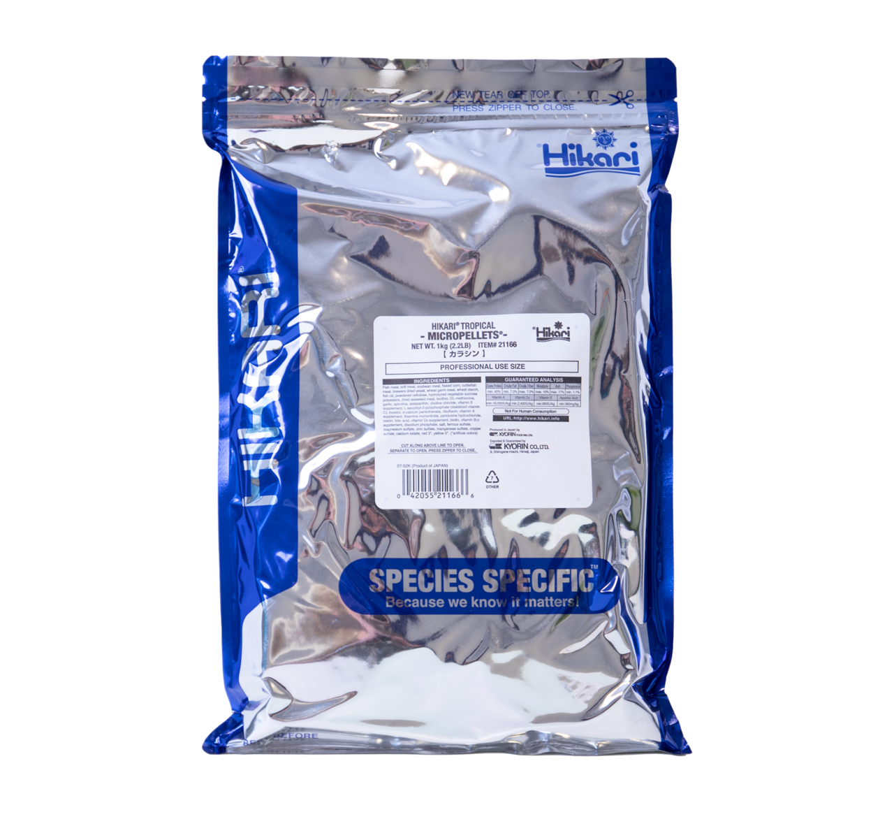 Hikari Micro Pellets 1Kg - Kleurversterkende Tropische Visvoeding voor Helder Water afbeelding