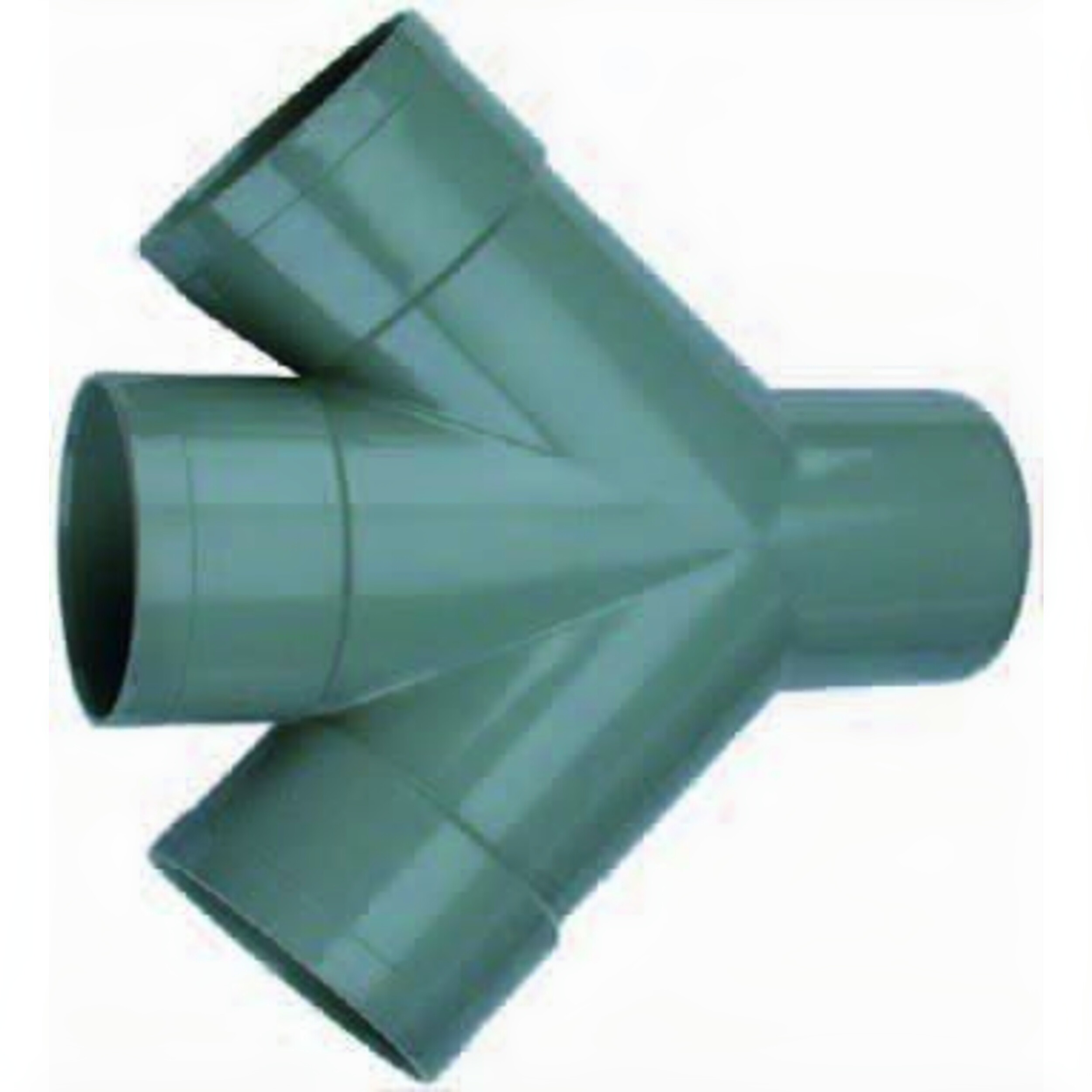 PVC Double T-Joint 45° 3 x sleeve/ 1 x spigot 110mm