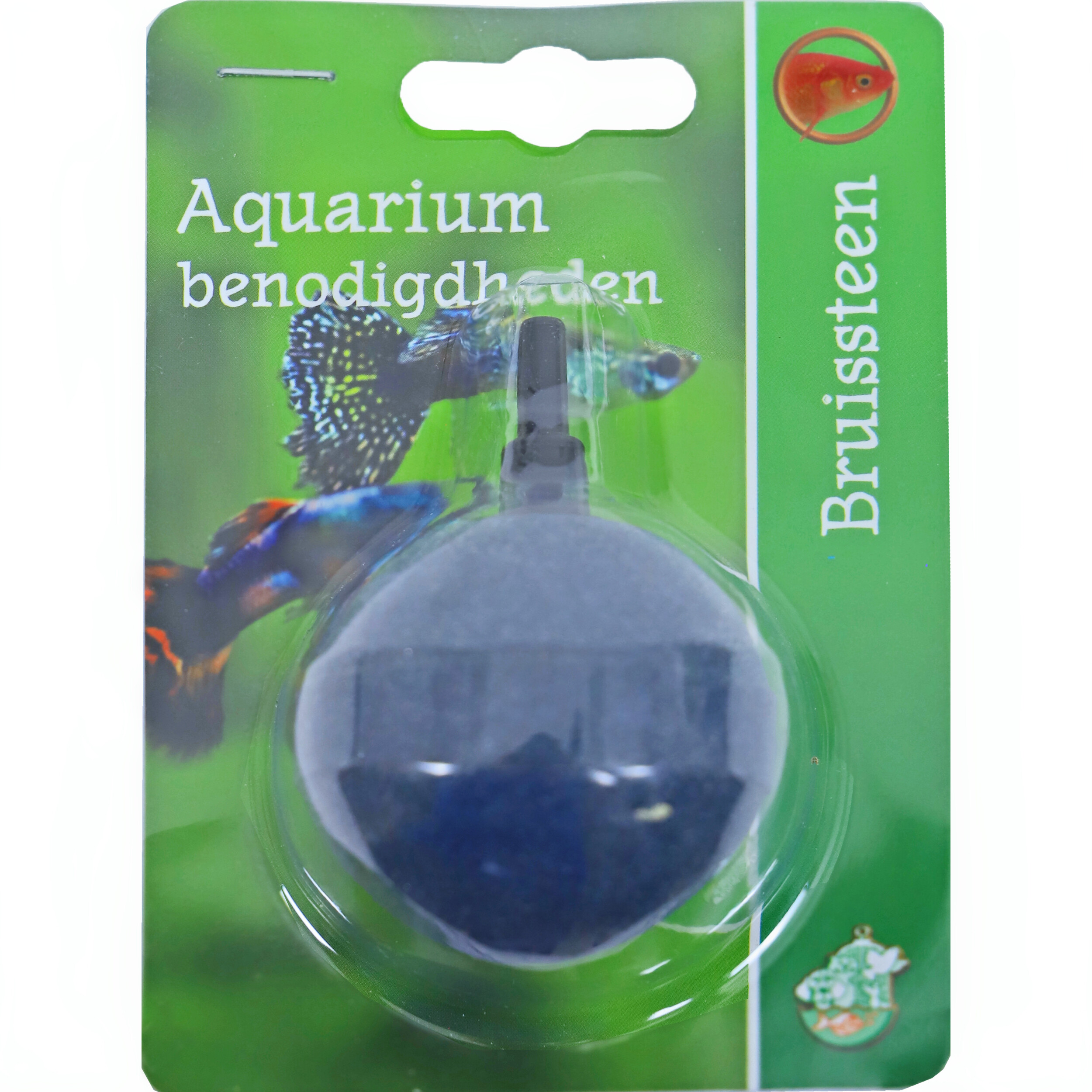 Boon Bruissteen Rond 5 cm op Blister - Efficiënte Zuurstofverrijking voor Zoet- & Zoutwateraquariums