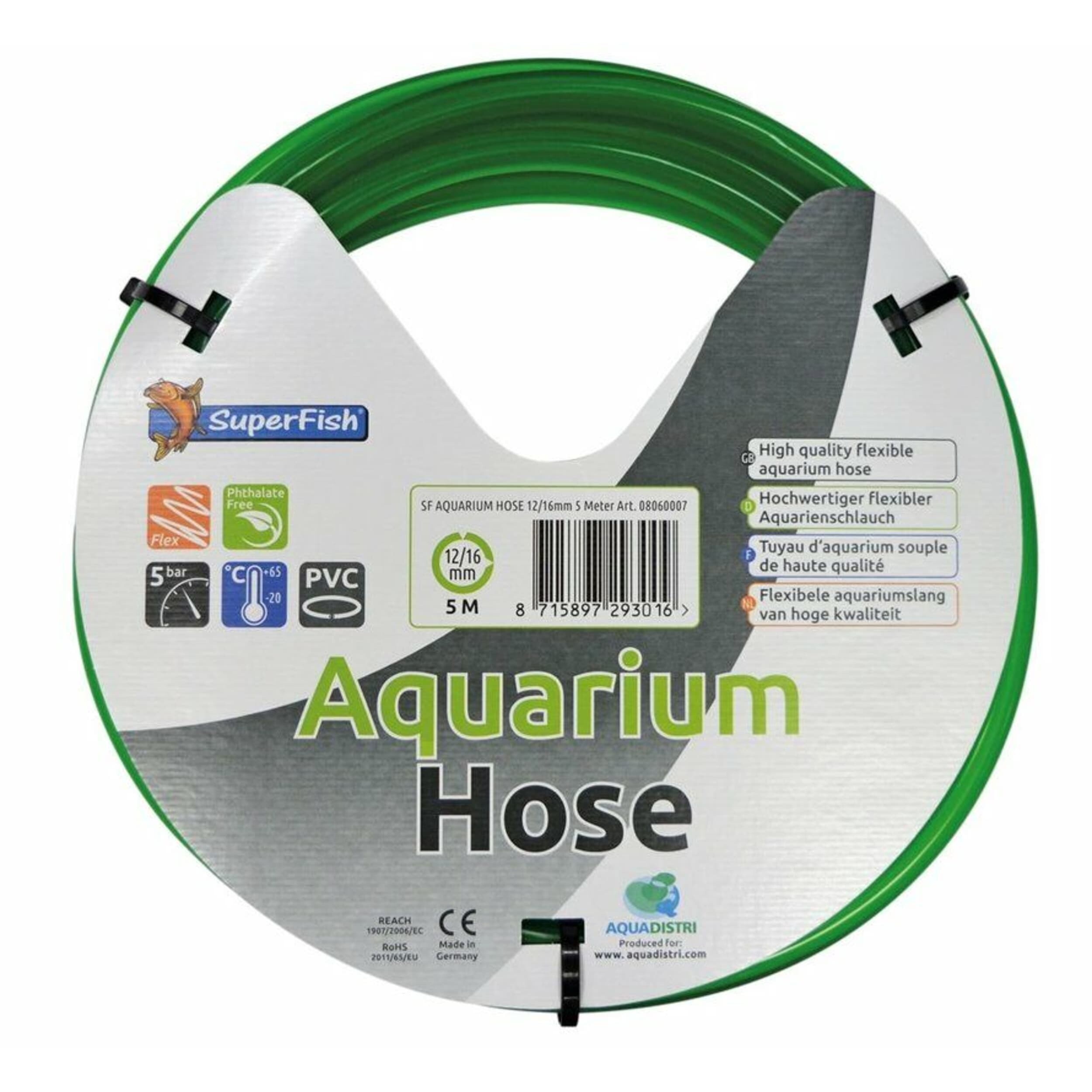 SuperFish aquariumslang 12/16 mm 5 m