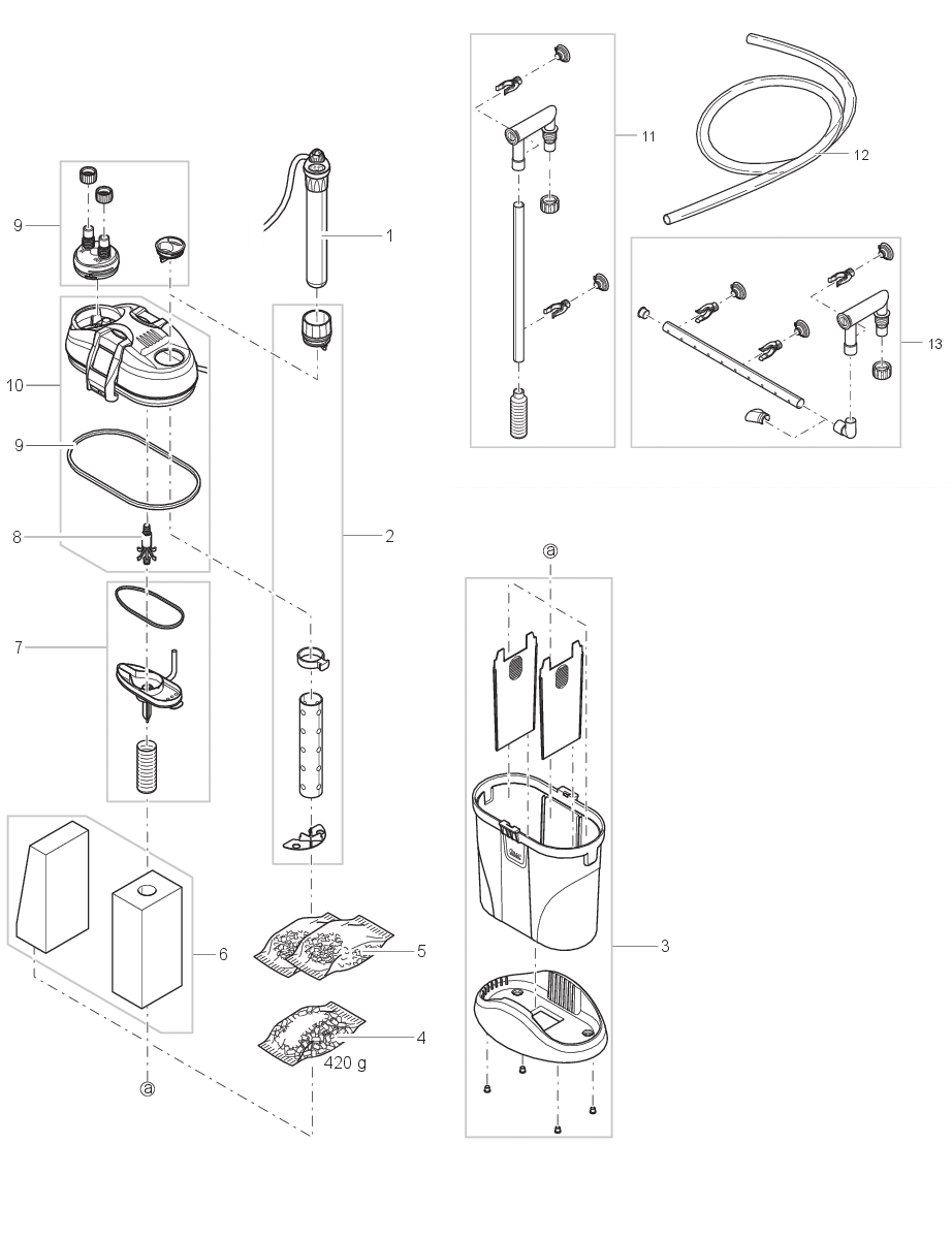 Manguera de repuesto 12 x 16, 2,5 m - Oase spare parts