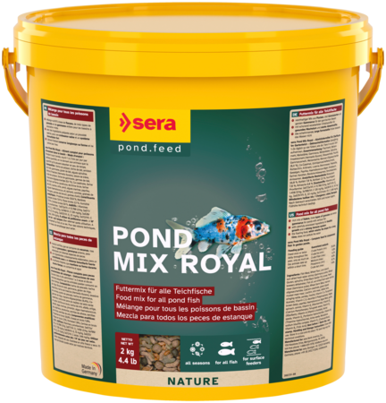 Sera Pond Mix Royal 10L - Compleet Voeder voor Diverse Vijvervissen met Spirulina & Gammarus afbeelding