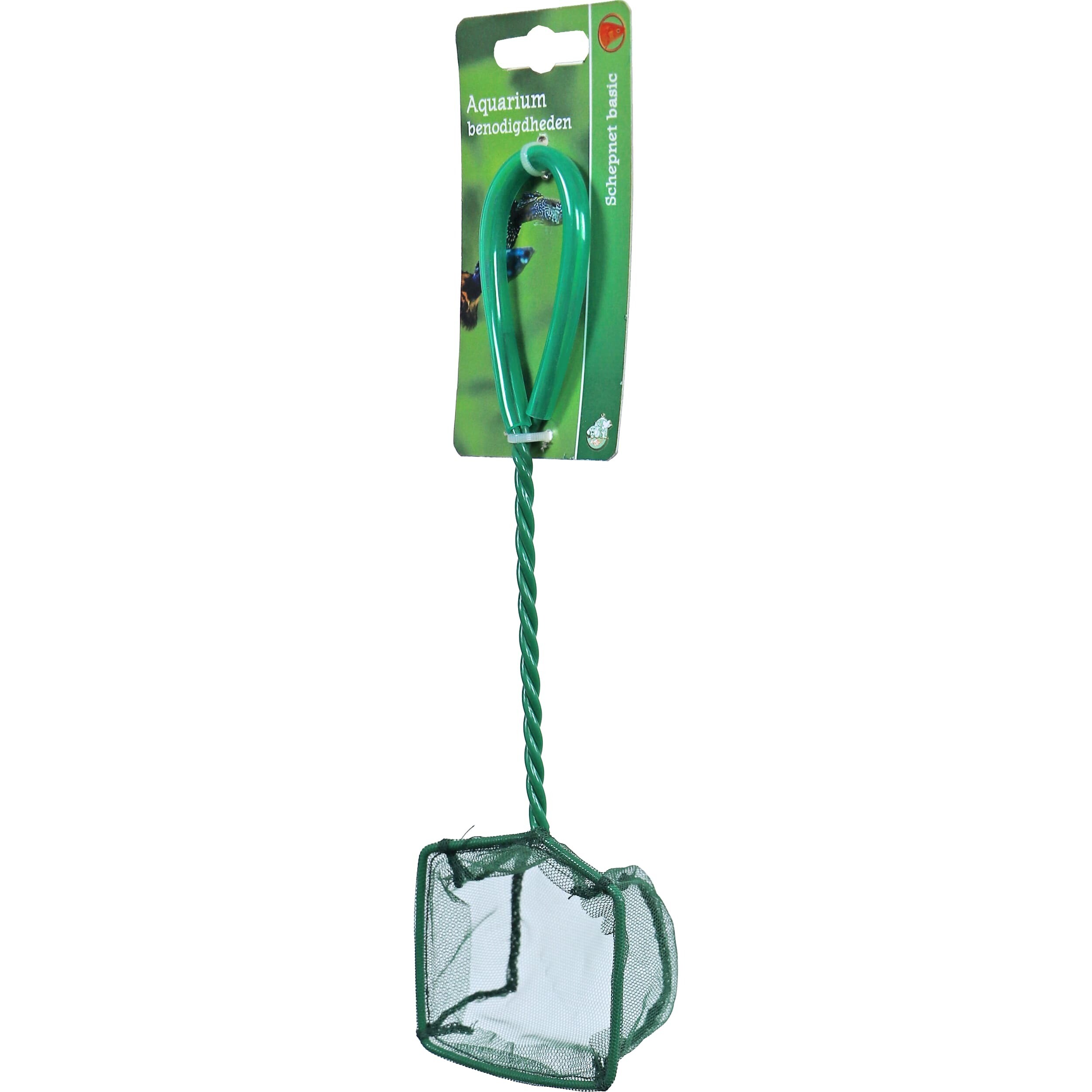 Boon Nylon Schepnet 8 cm - Veilig & Stressvrij Vissen Verplaatsen - Groen, Vierkant Ontwerp
