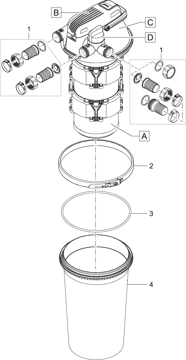 Oase O-ring Viton 42x5mm SH50 Ingevet - Duurzame Waterdichte Afdichting voor Vijveronderhoud afbeelding