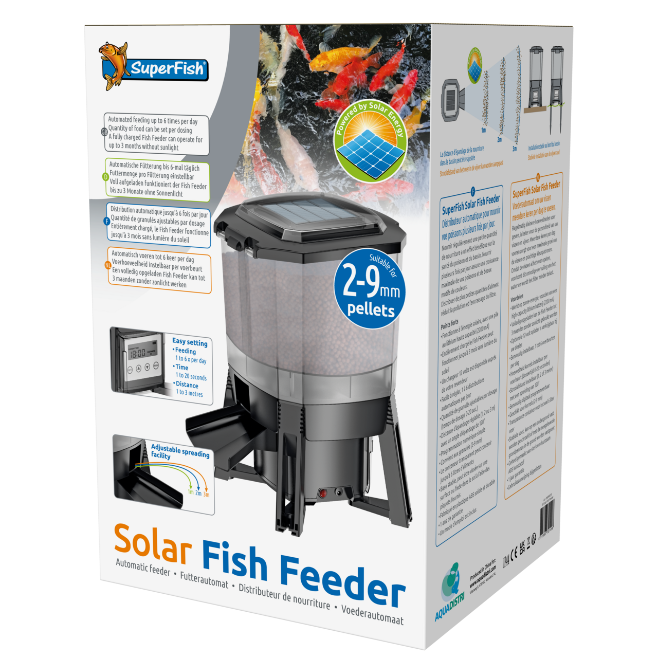 Solar Fish Feeder - voermachine