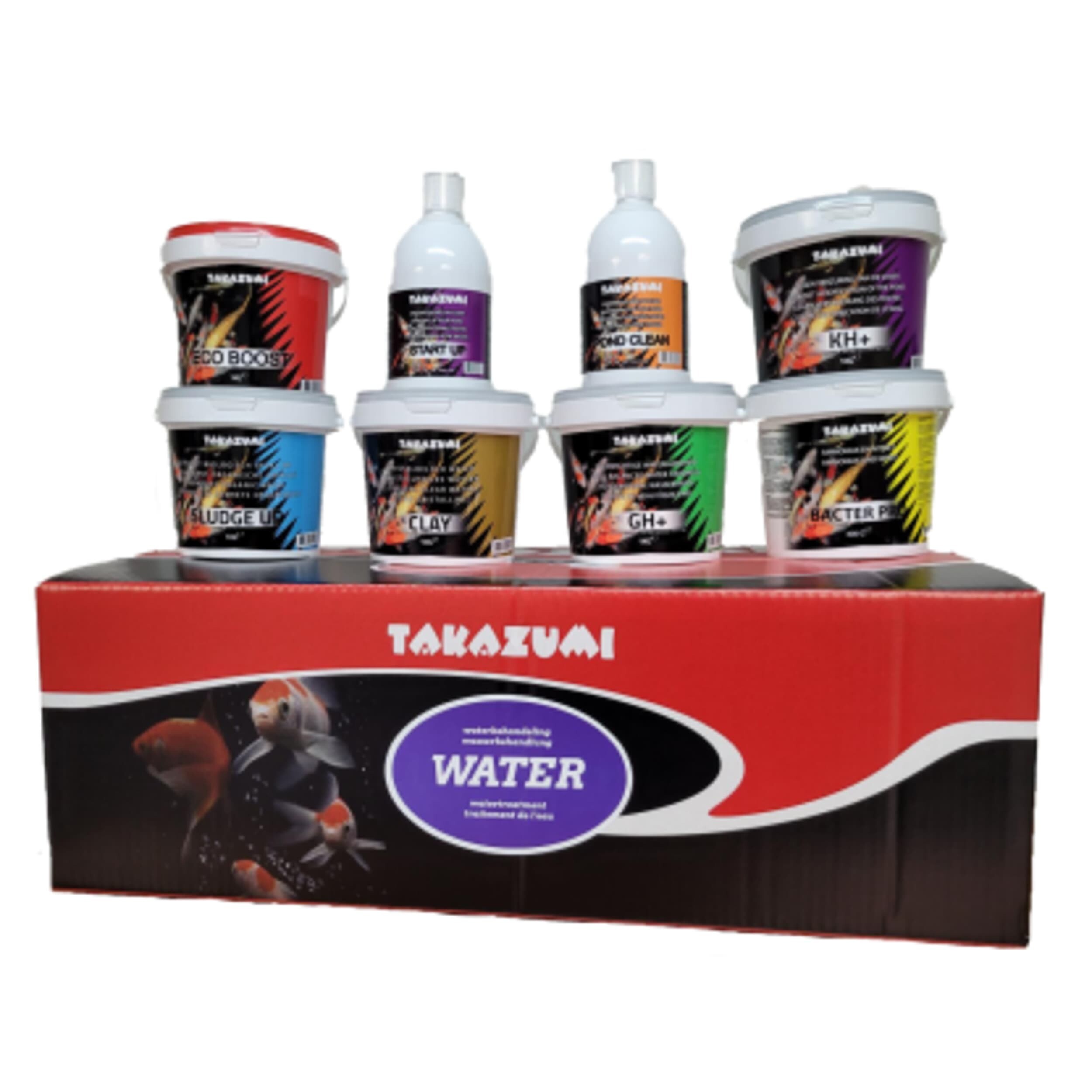 Takazumi Complete Vijveronderhoud Set - Koi & Vis Starterset voor Optimale Waterbalans